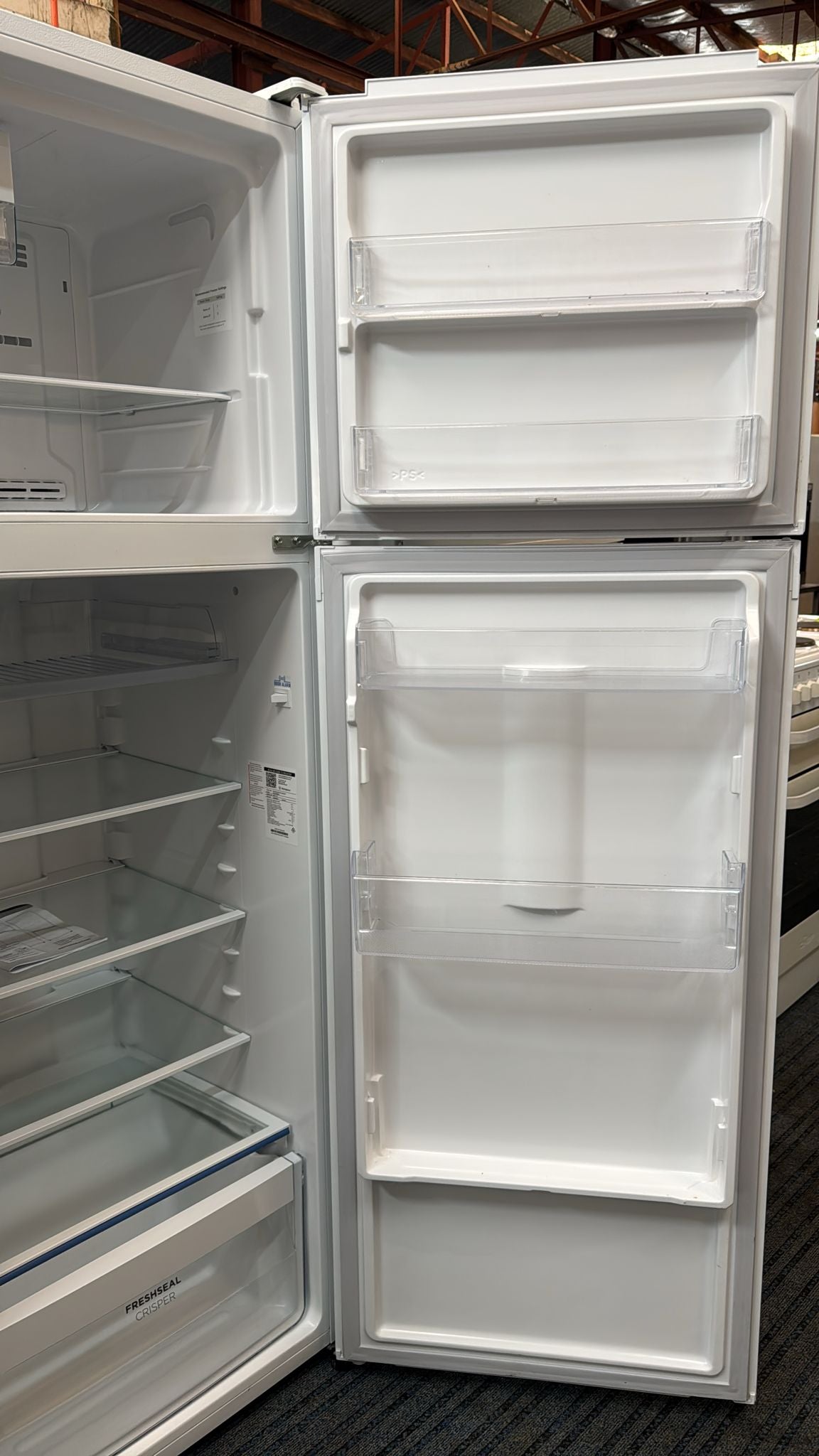 Westinghouse Top Mount Fridge Freezer WTB3400WK 341L (33388)