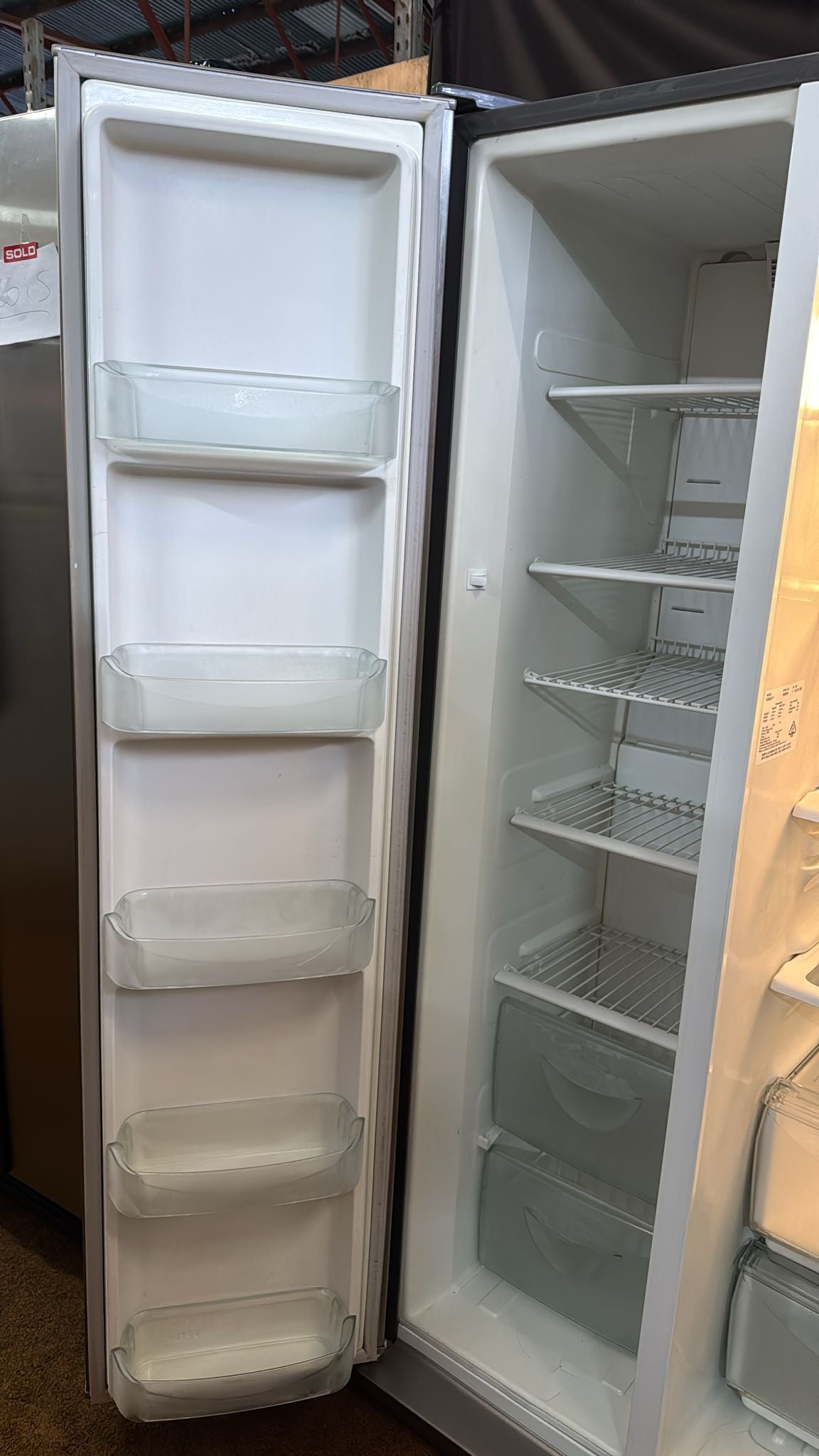 Westinghouse Side by Side Fridge Freezer 660L RS663V*7 (33394)