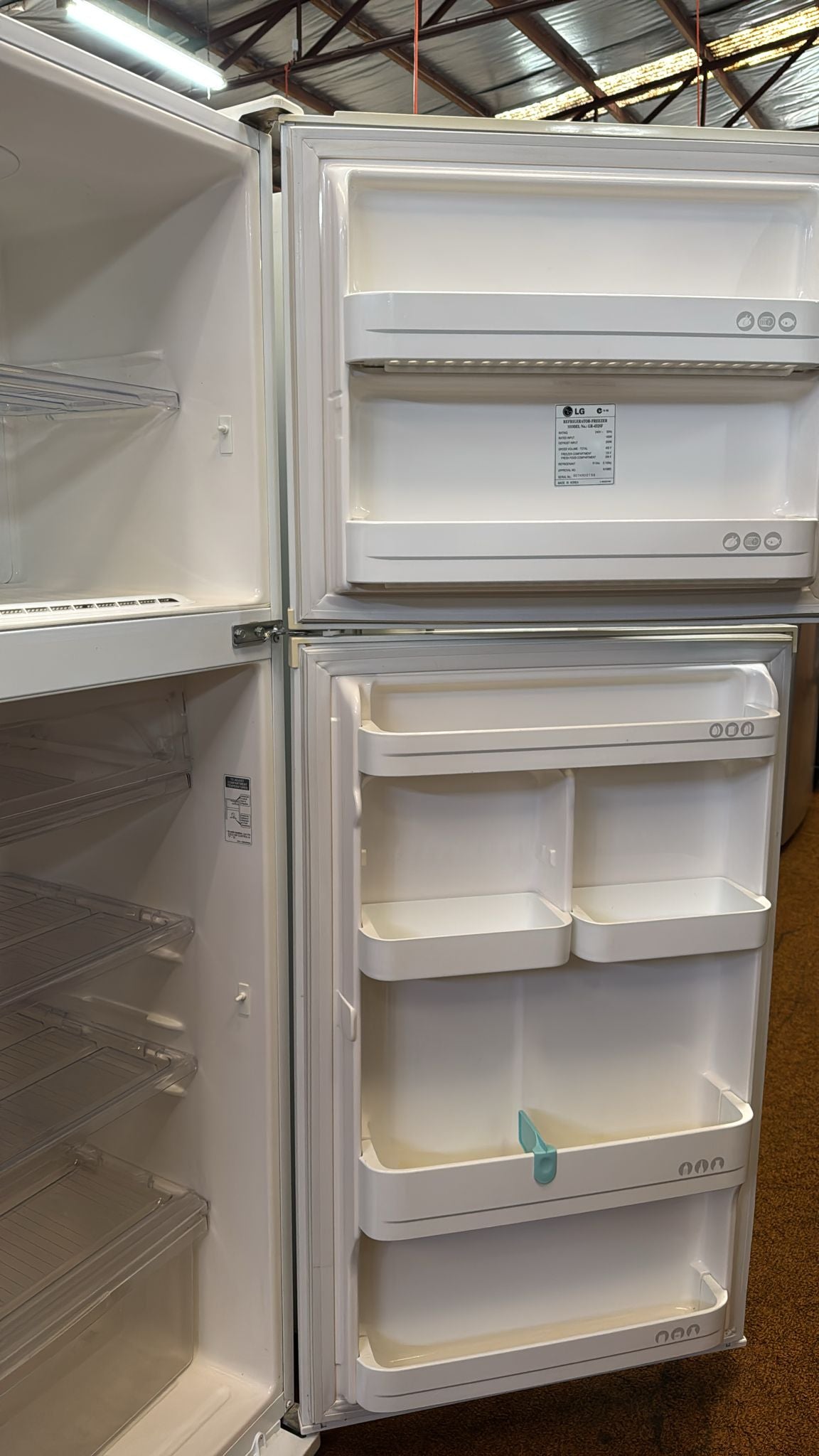 LG Top Mount Fridge Freezer 402L, GR432SF (33395)