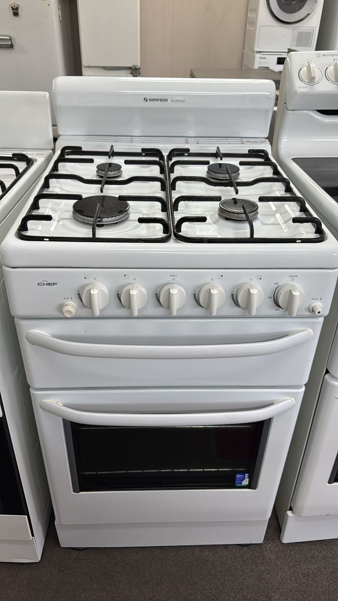Chef 54cm Natural Gas Freestanding Stove (33399)