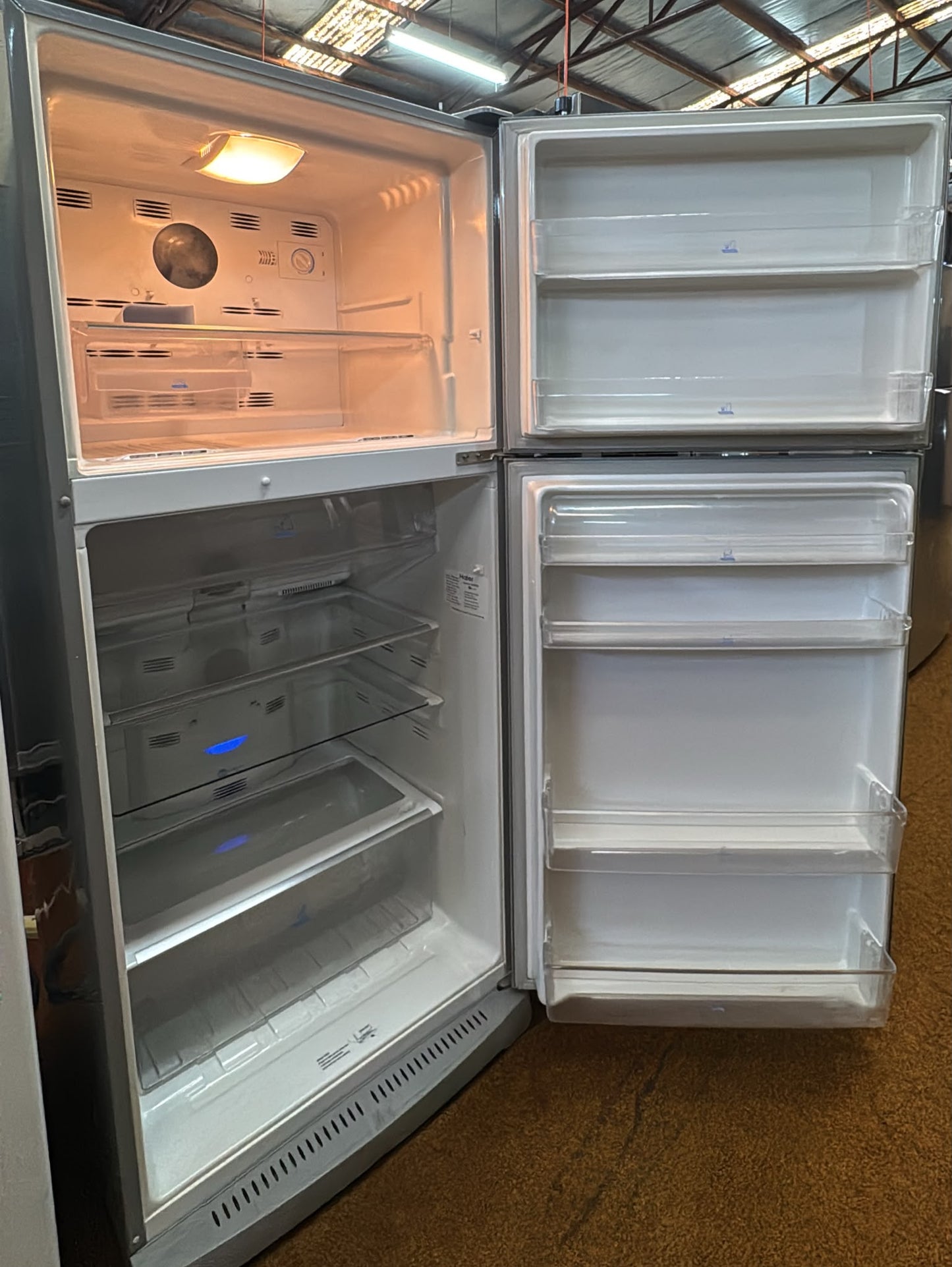 Haier Top Mount Fridge Freezer 457L, HTMR480SS (33408)