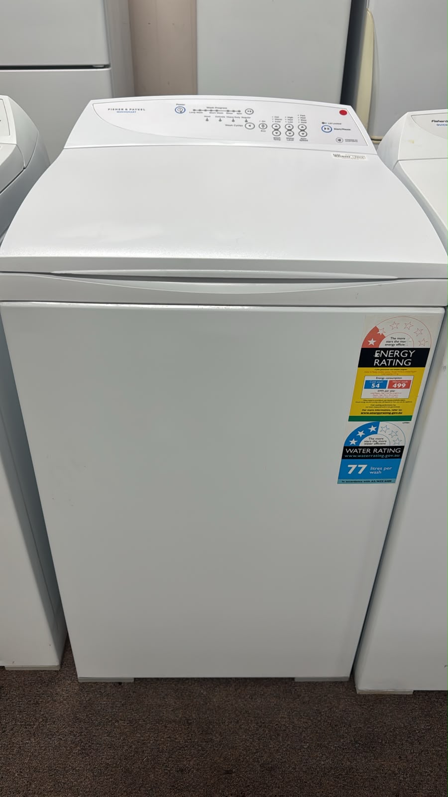 Fisher & Paykel Top Loader Washing Machine 5.5kg MW513 (33414)