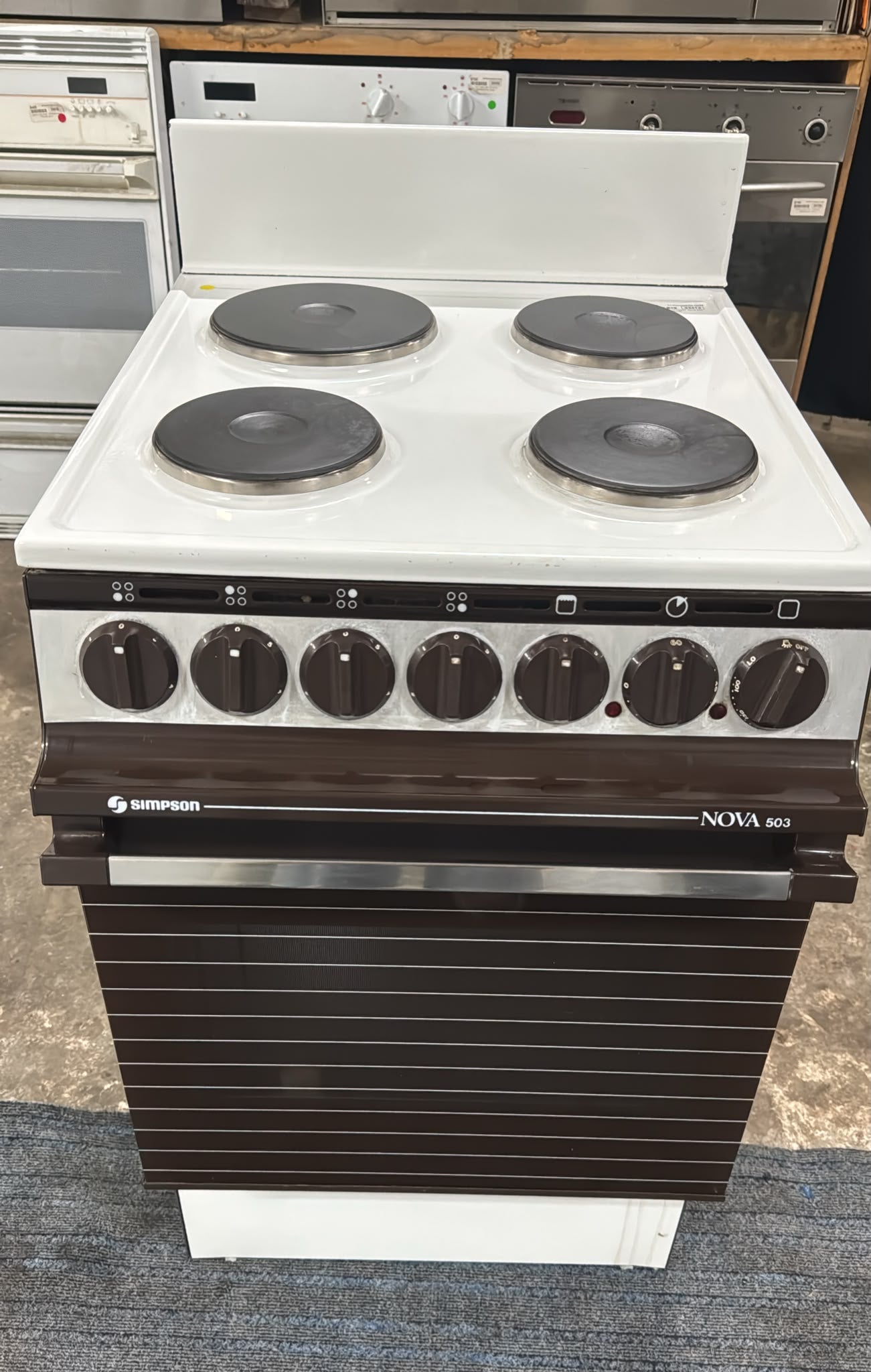Simpson Freestanding Electric Stove Supa Nova (33413)