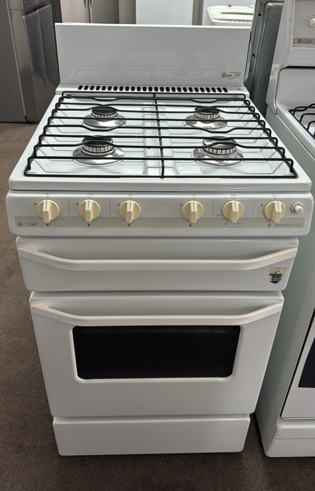 Chef Benchline 54cm Natural Gas Stove (33422)