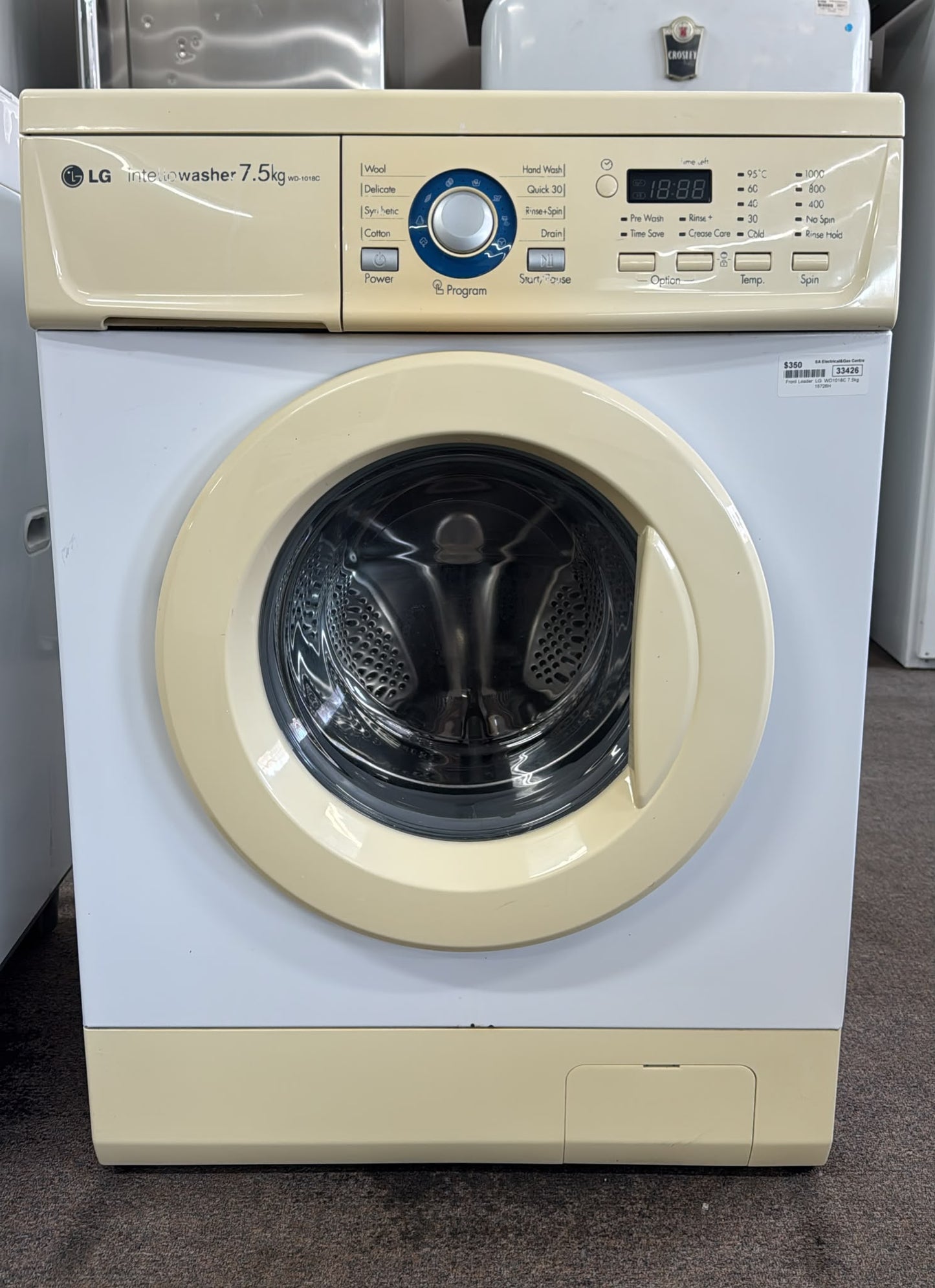 LG Front Loader Washing Machine 7.5kg, WD1018C (33426)