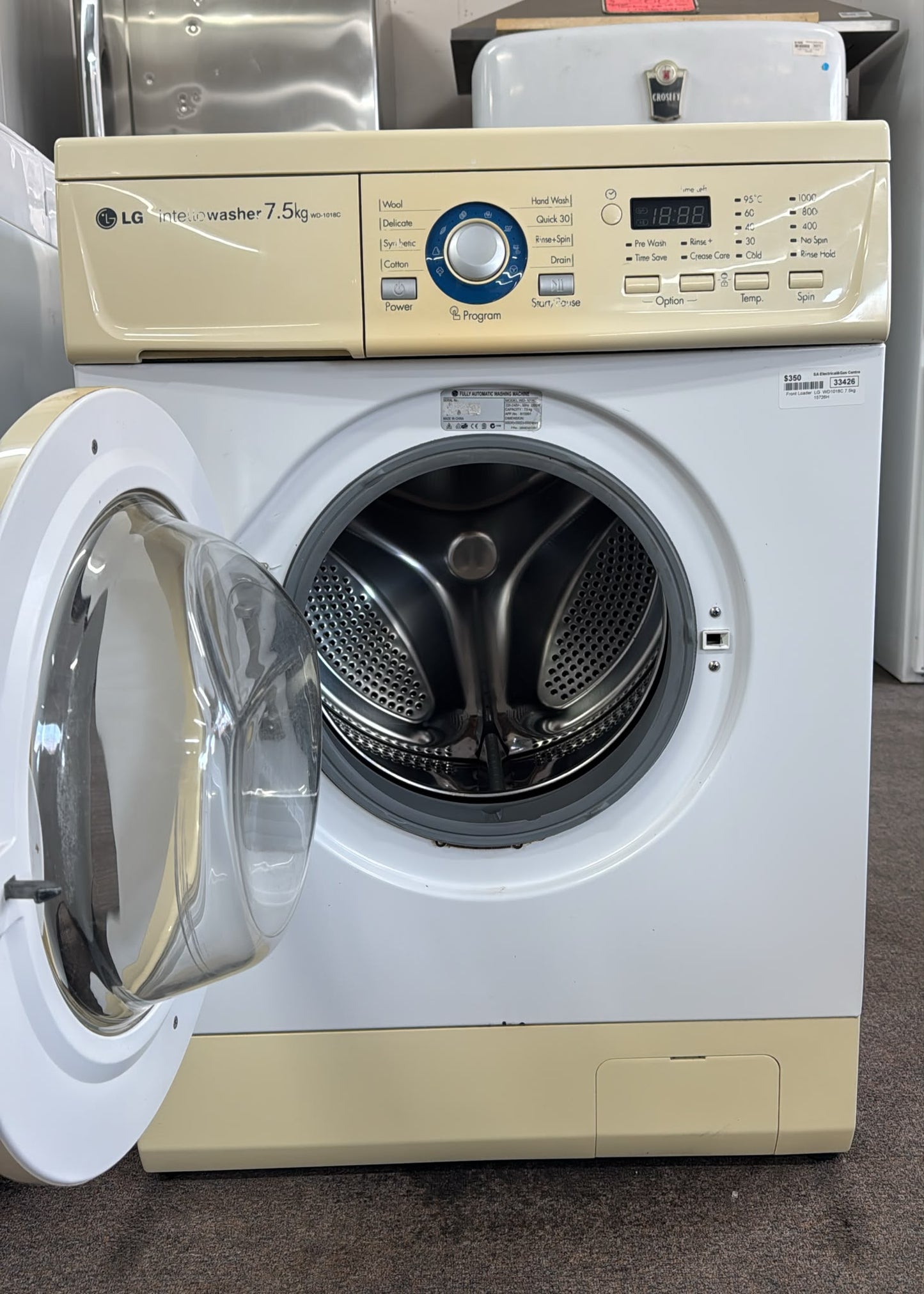 LG Front Loader Washing Machine 7.5kg, WD1018C (33426)