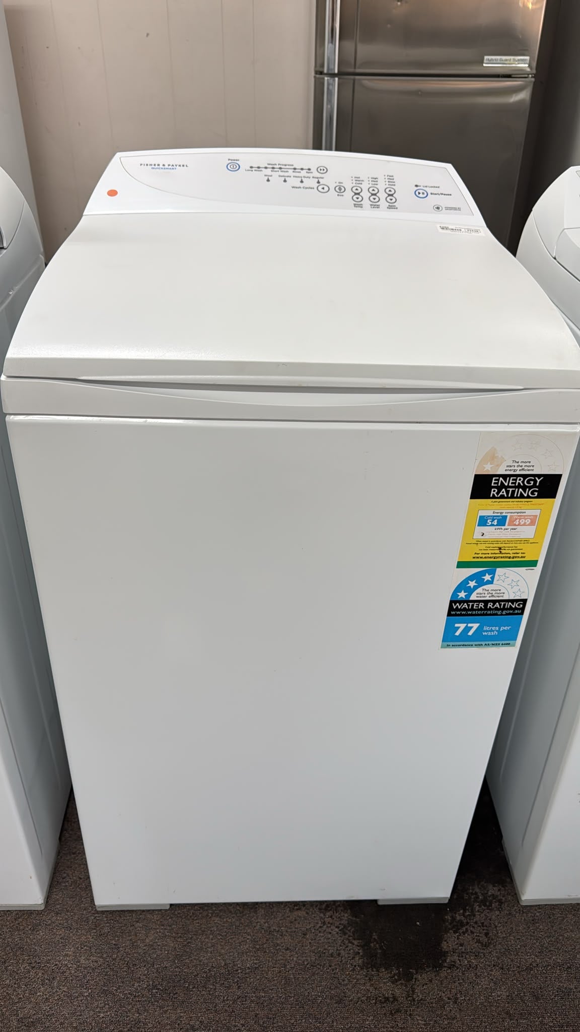 Fisher & Paykel Top Loader Washing Machine 5.5kg MW513 (33438)