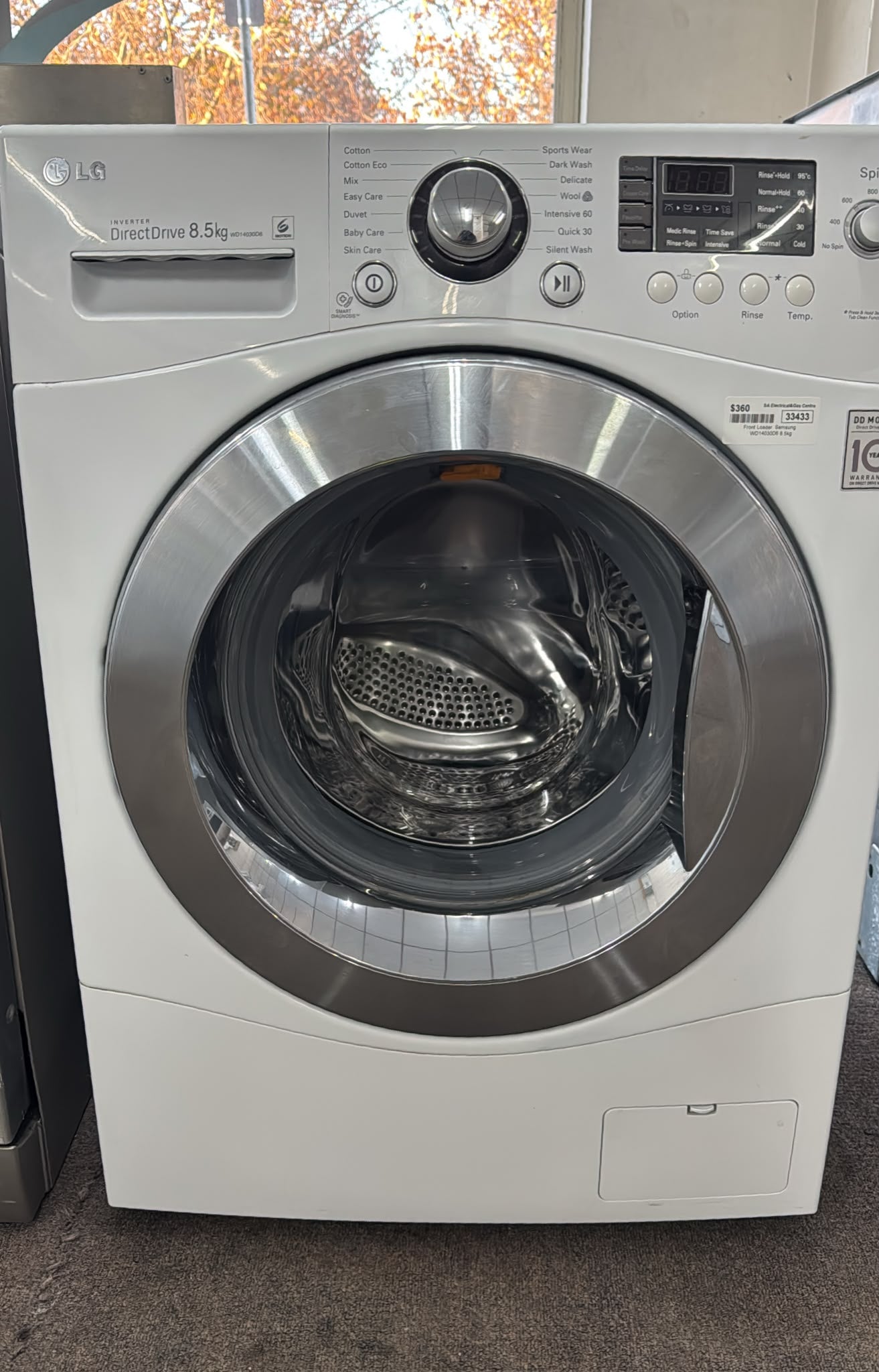 LG Front Loader Washing Machine 8.5kg (33433)
