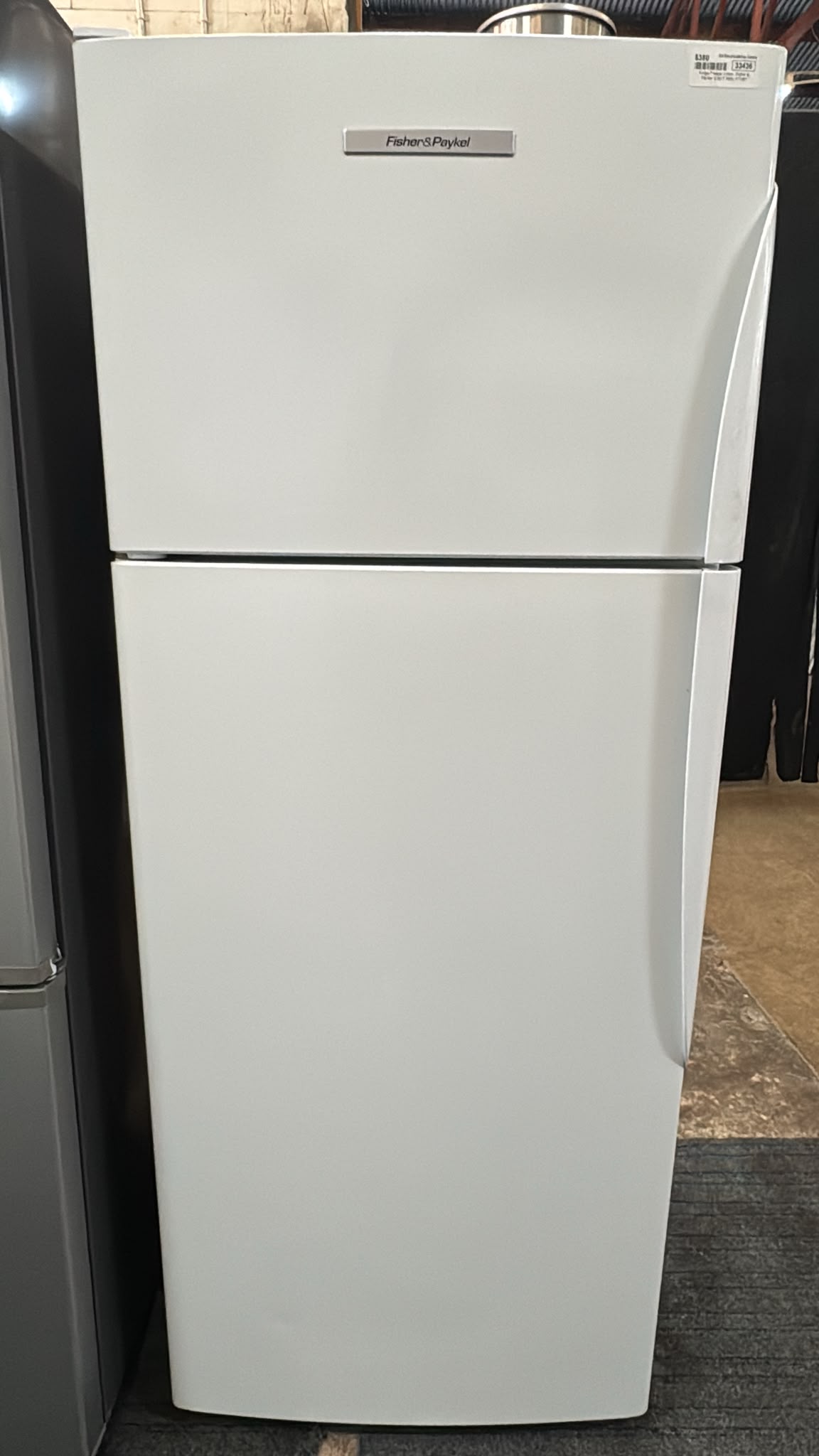 Fisher & Paykel Top Mount Fridge Freezer 380L, E381TRT (33436)