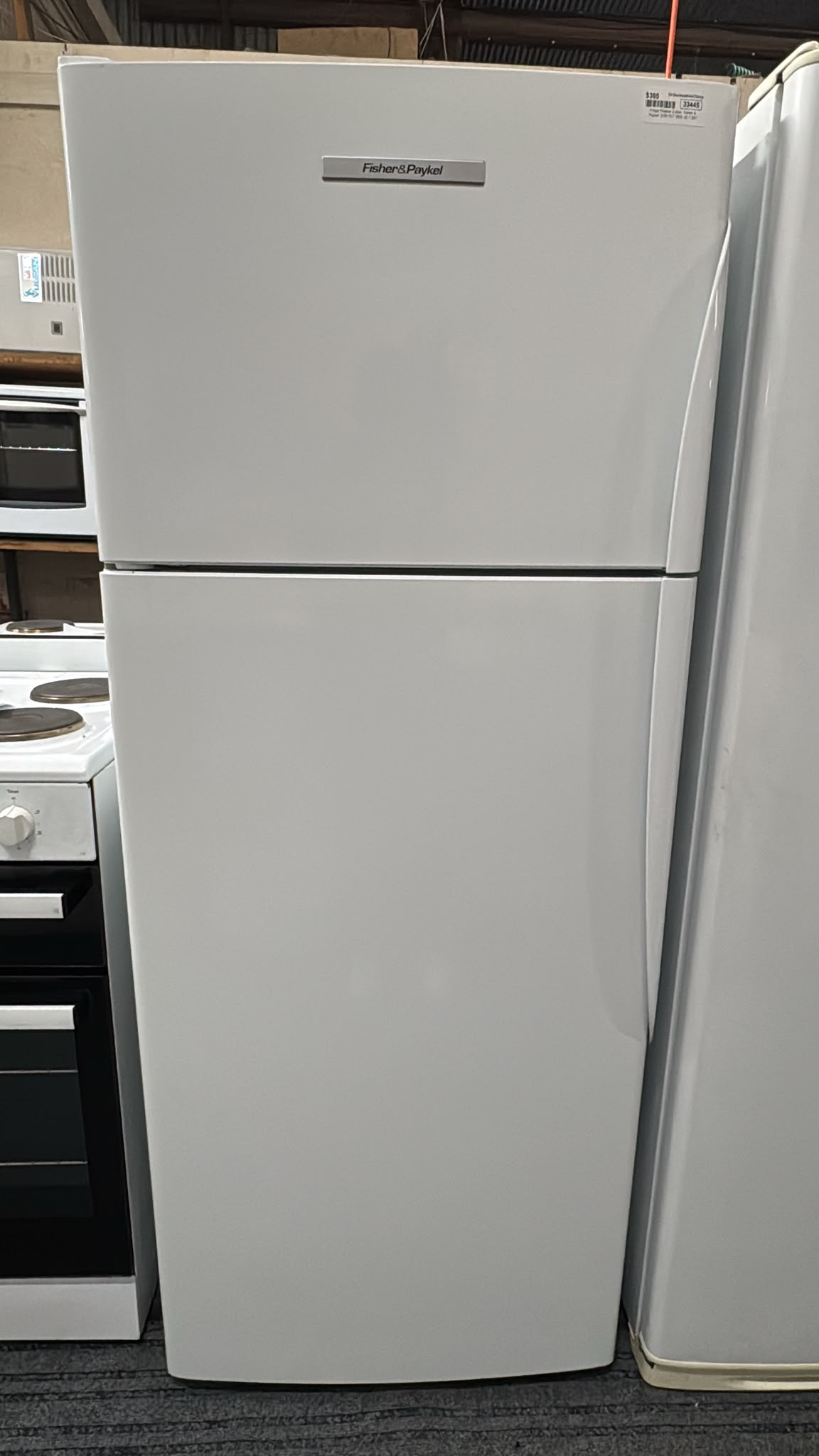 Fisher & Paykel Top Mount Fridge Freezer 380L, E381TLT (33445)