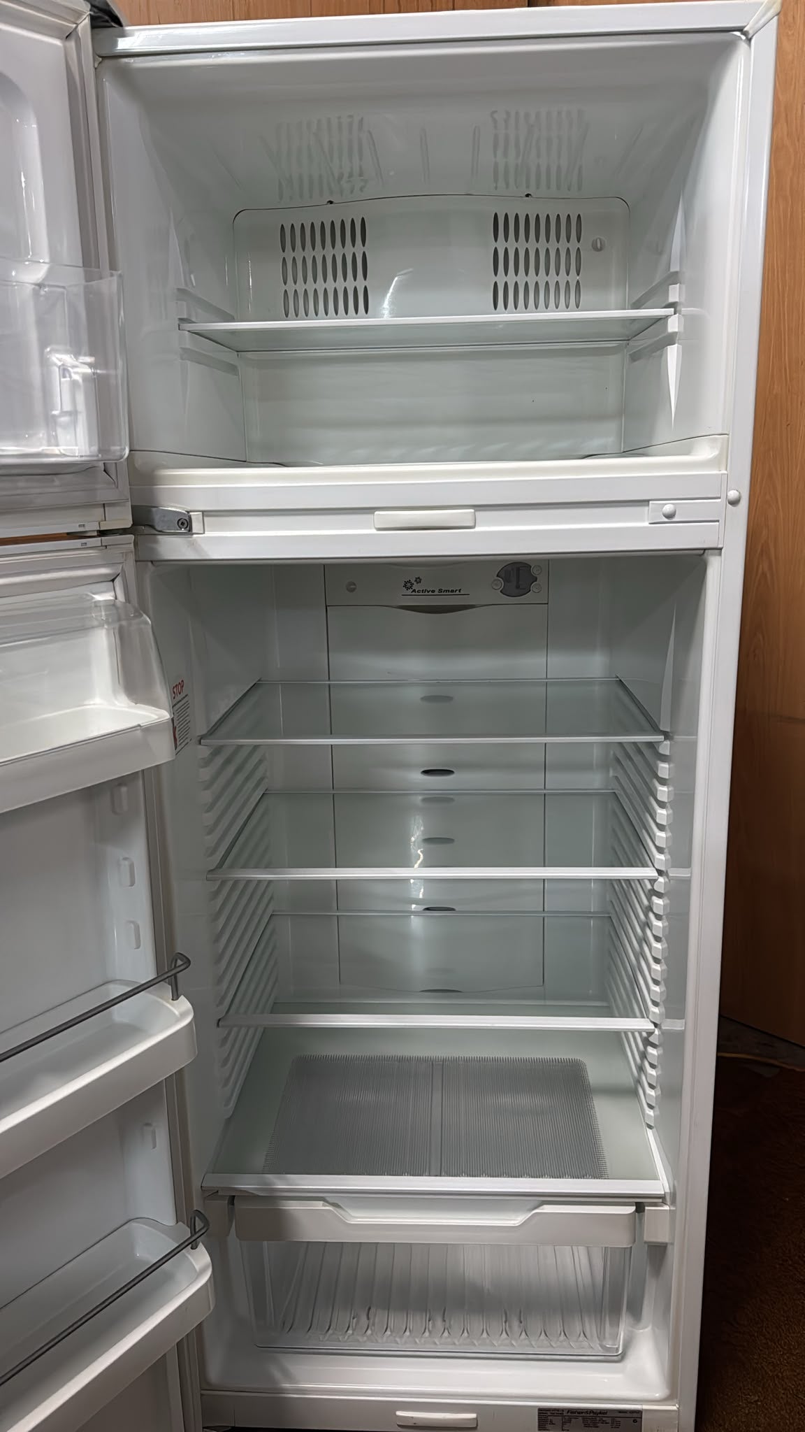 Fisher & Paykel Top Mount Fridge Freezer 380L, E381TLT (33447)