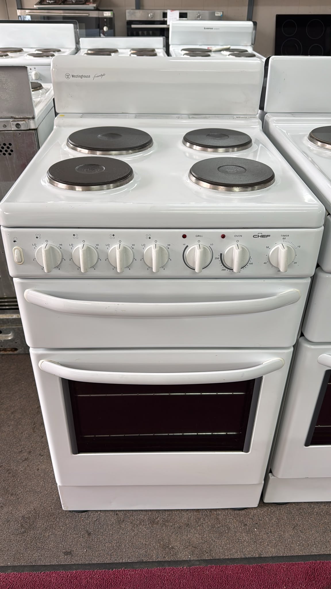 Chef 527 Freestanding Electric Stove 54cm (33450)