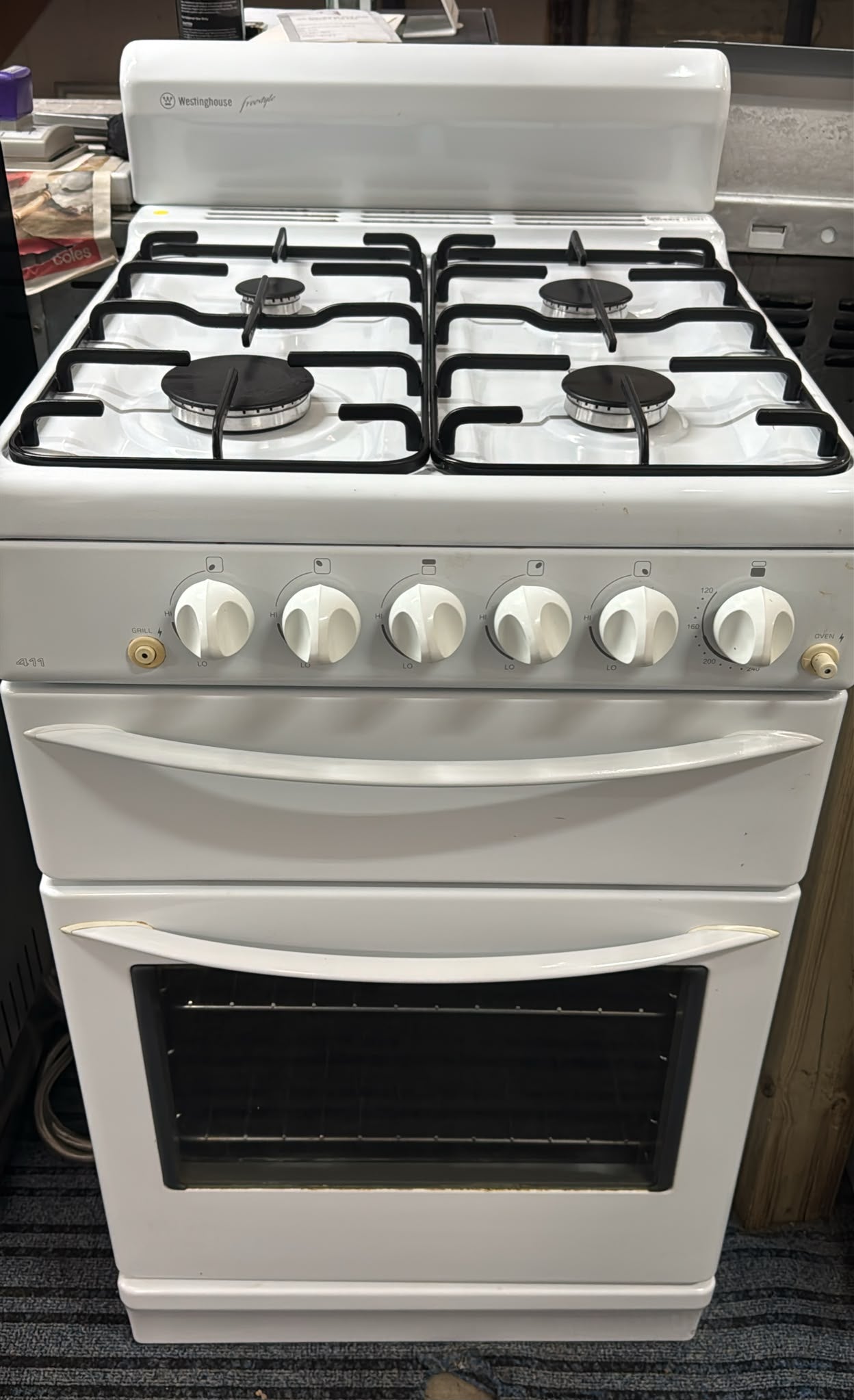 Westinghouse 411 Natural Gas Freestanding Stove 54cm (33483)