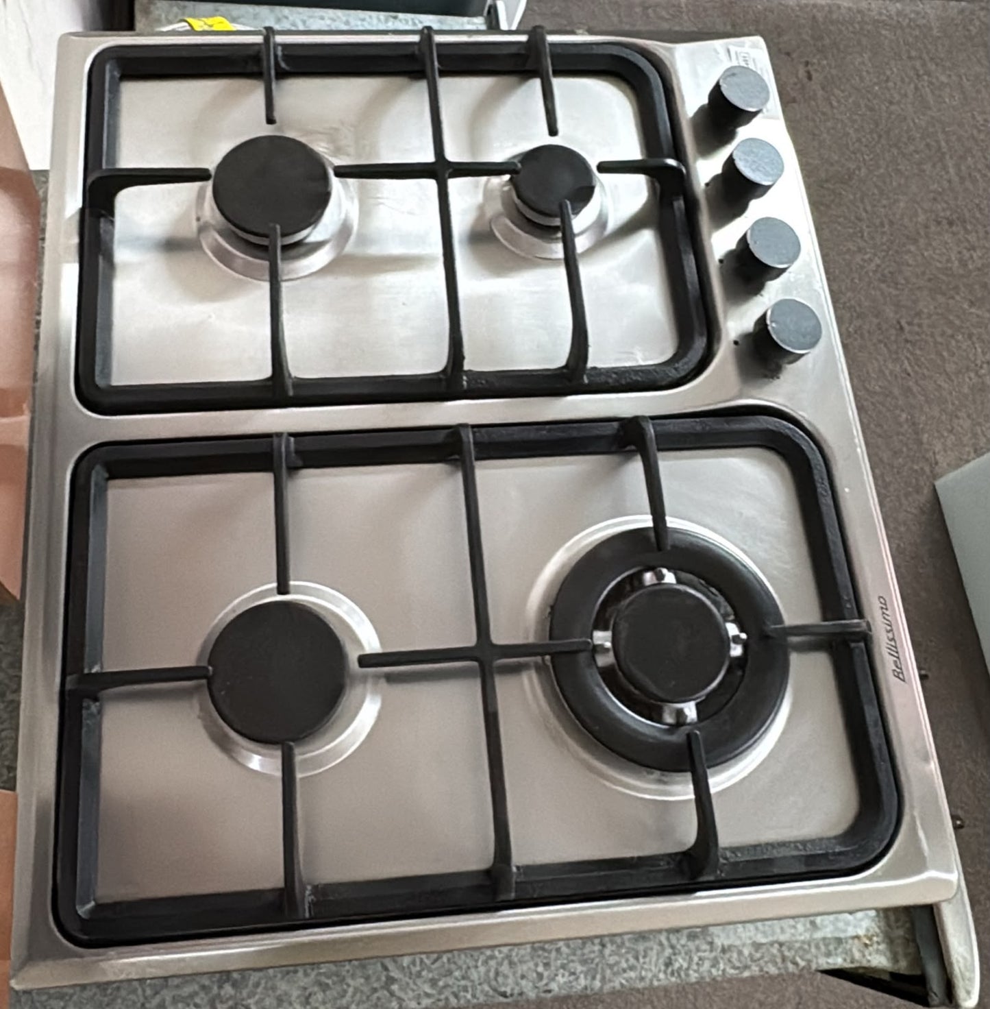 Belissimo Natural Gas Cook Top, Stainless Steel, HNTB64GWS (33491)