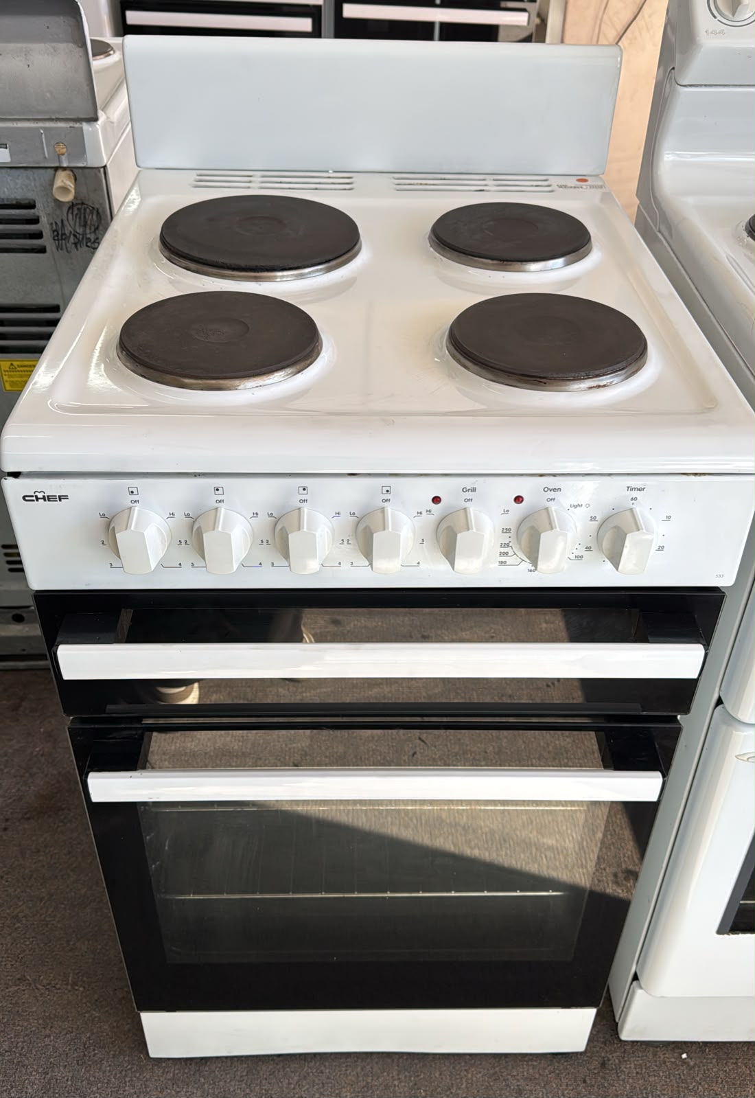 Chef 54cm Freestanding Electric Stove 533 (33405)