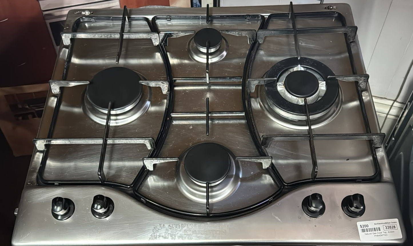 Ariston Natural Gas Cooktop 4 Burners, PH640MTNG (33528)