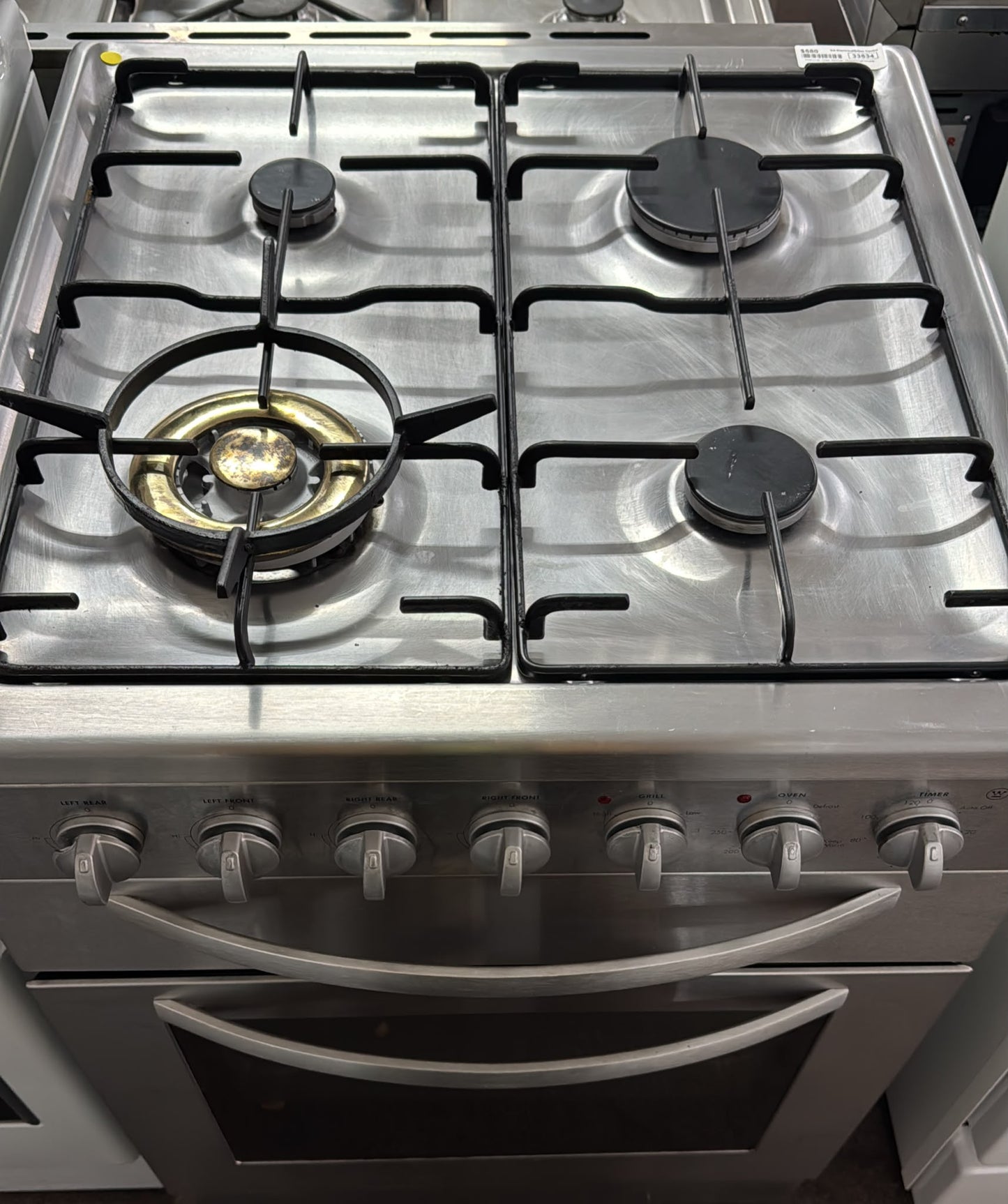 Westinghouse 60cm Stainless Steel Gas Stove, Fan Forced GSN625SNC (33534)