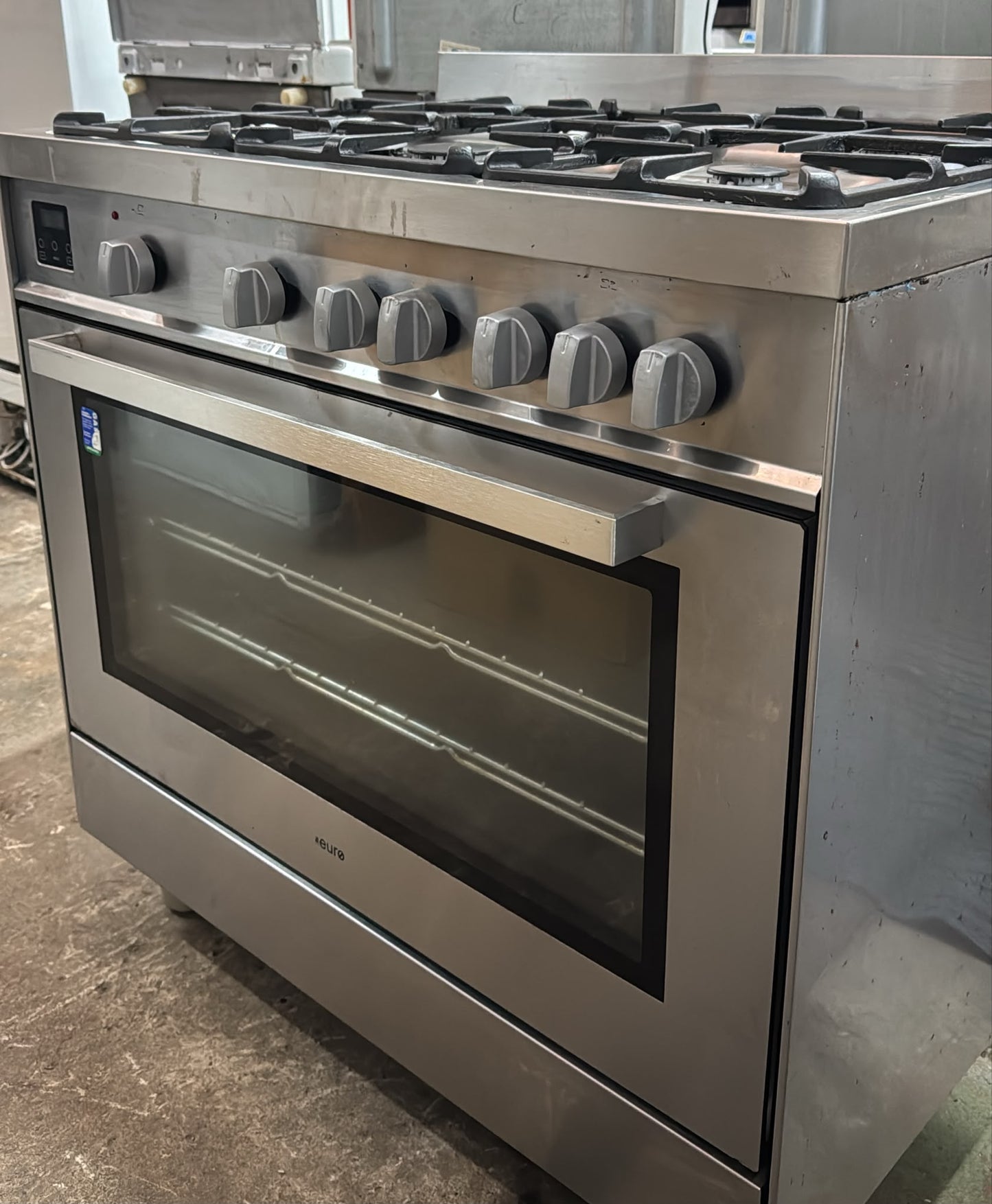 Euro Dual Fuel 90cm Gas Stove, Fan Forced (33536)
