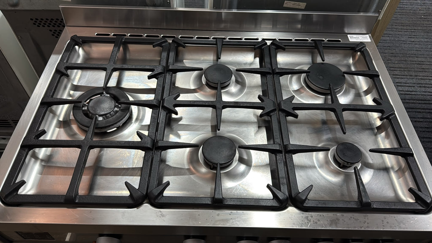 Euro Dual Fuel 90cm Gas Stove, Fan Forced (33536)