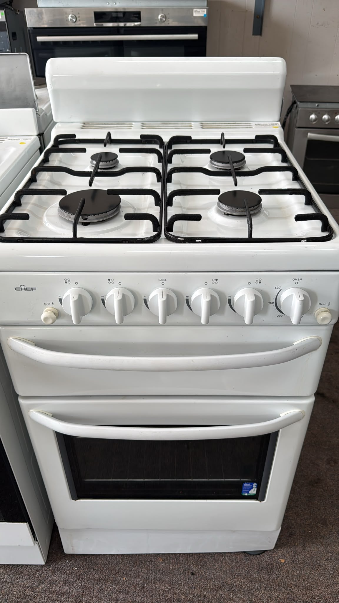 Chef 54cm Natural Gas Stove,  GBC5266WNG  (33540)