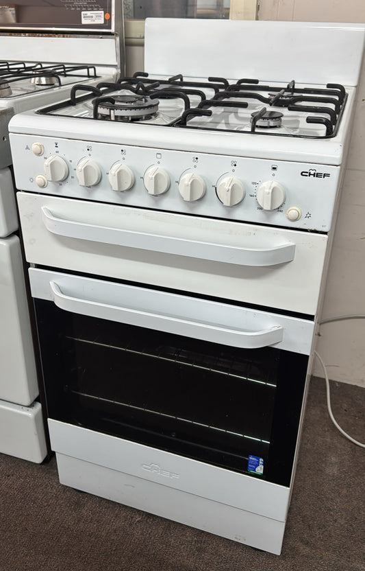 Chef Fan Forced Natural Gas Stove 54cm,  CFG517WANG  (33541)