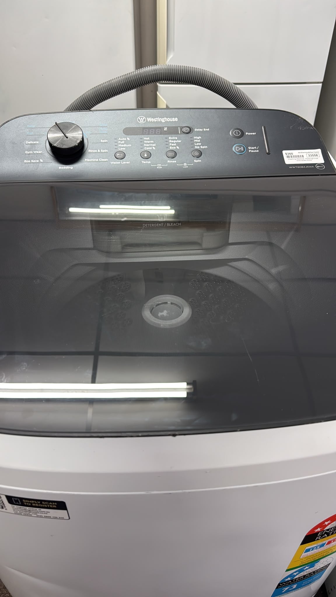 Westinghouse Top Loader Washing Machine 6kg (33558)