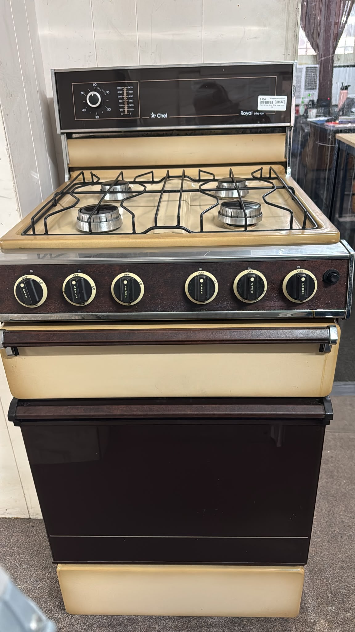 Chef 54cm Natural Gas Freestanding Stove (33554)