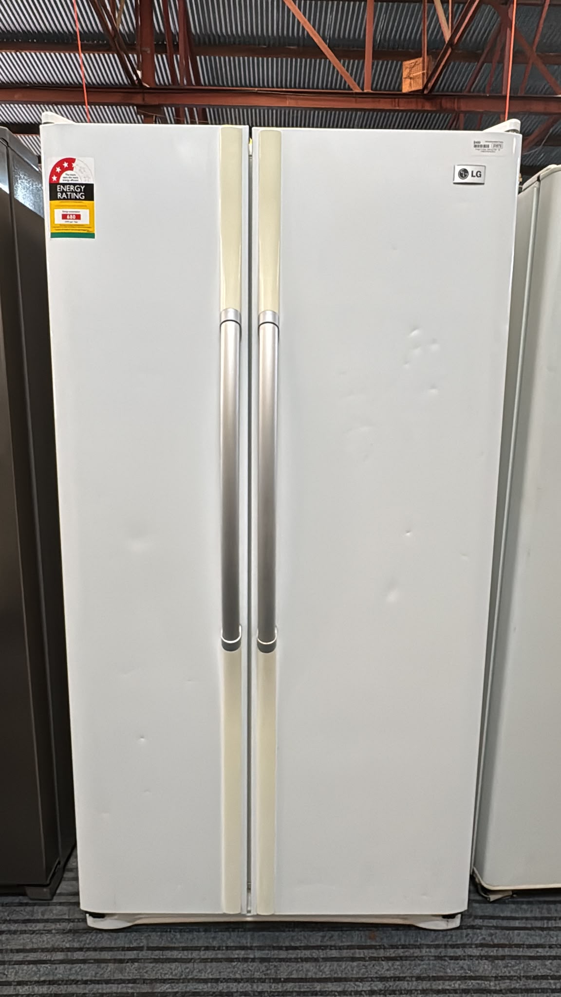 LG Side by Side Fridge Freezer 581L GRB197WVS (33575)