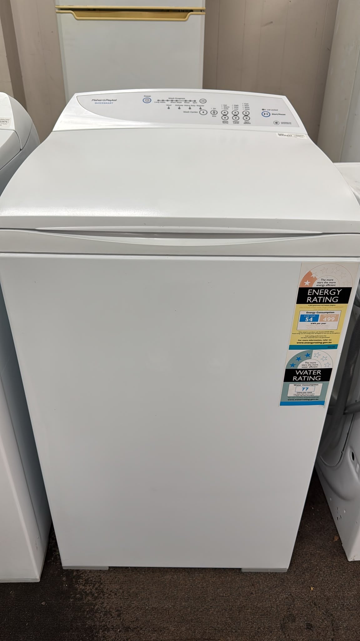 Fisher & Paykel Top Loader Washing Machine 5.5kg MW513 (33577)