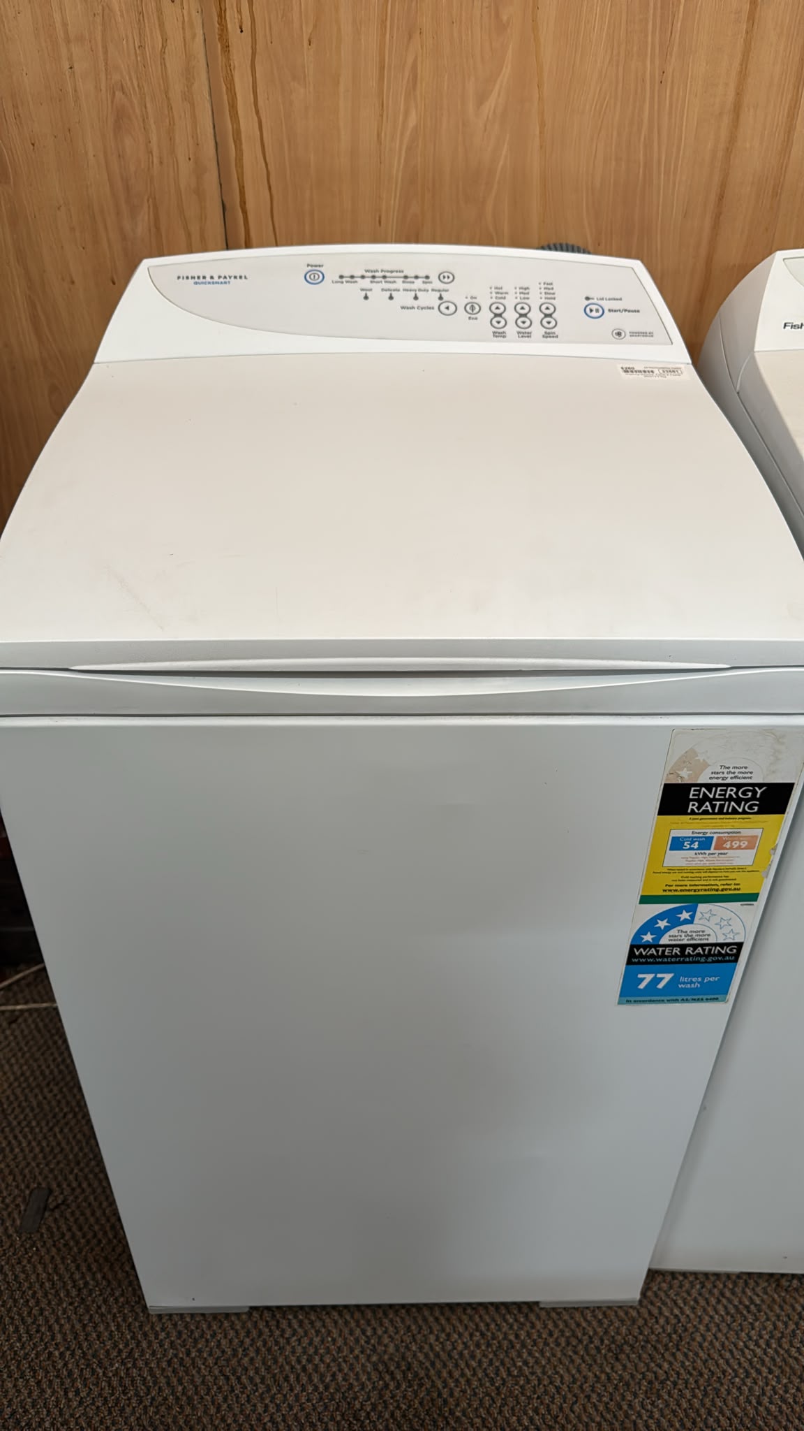 Fisher & Paykel Top Loader Washing Machine 5.5kg MW513 (33581)