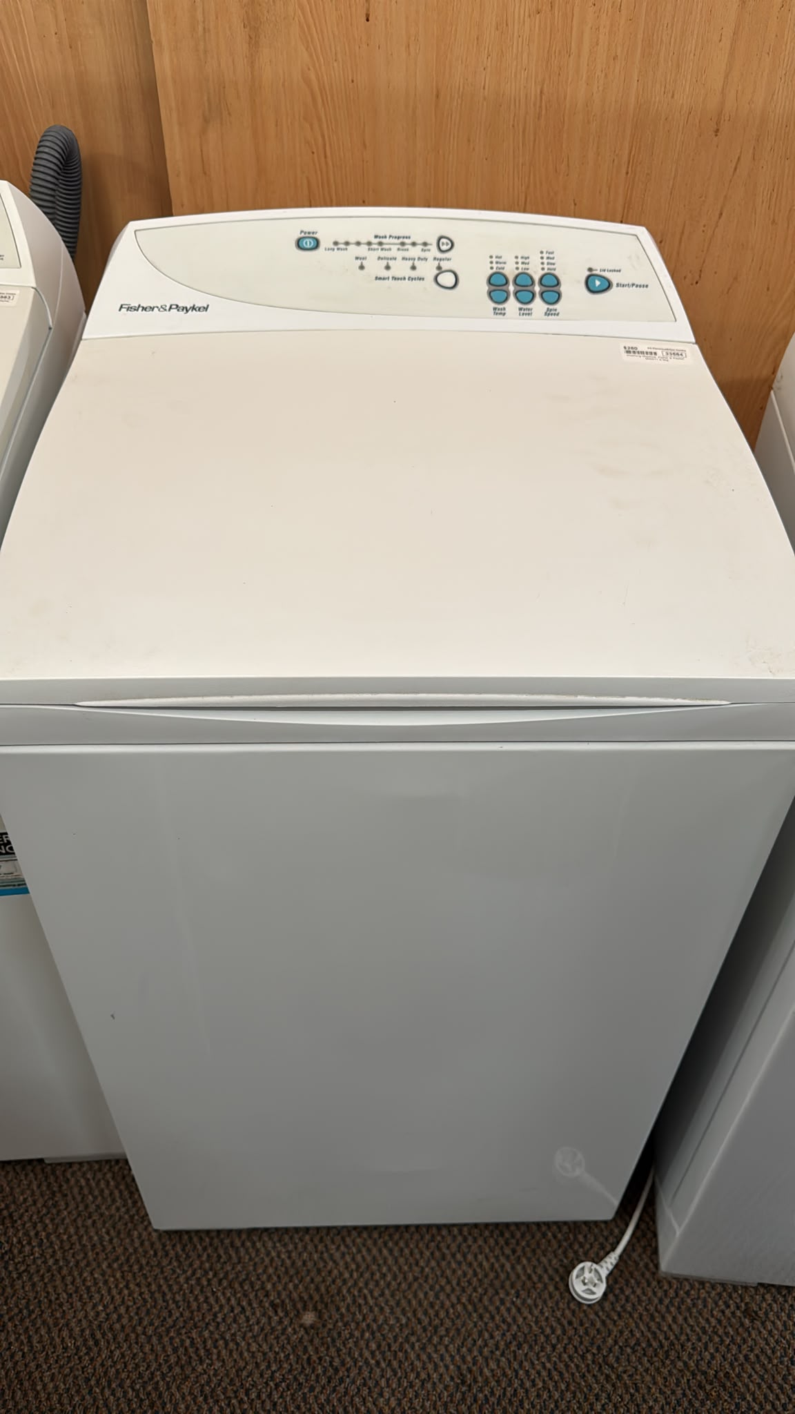 Fisher & Paykel Top Loader Washing Machine 5.5kg MW511 (33584)