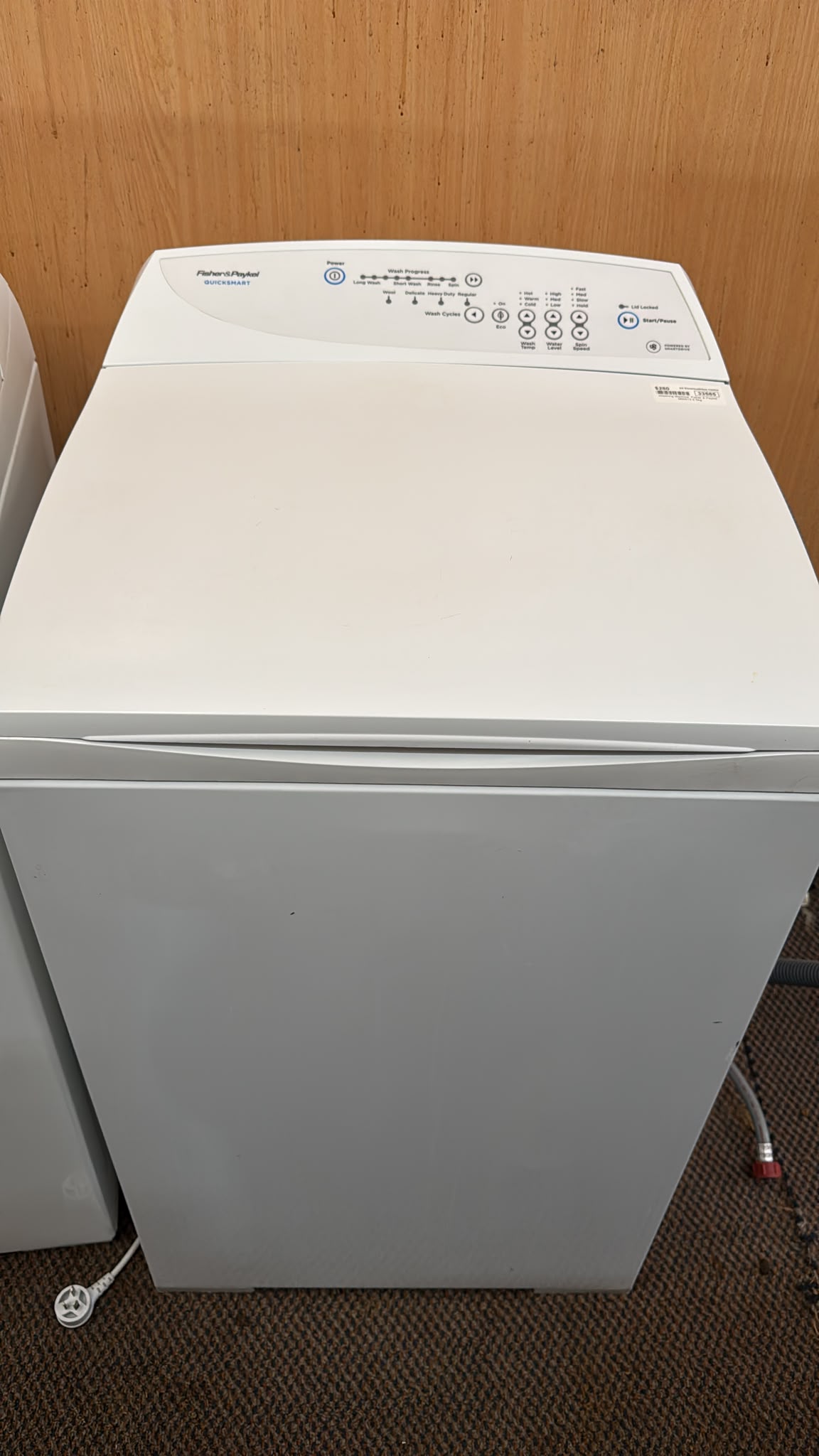 Fisher & Paykel Top Loader Washing Machine 5.5kg MW513 (33585)