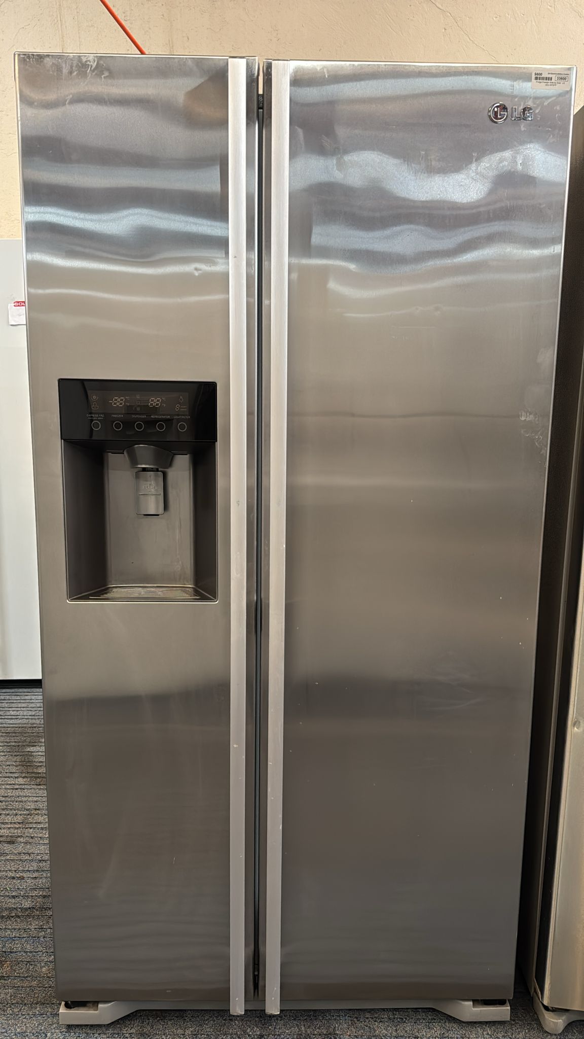 LG Side by Side Fridge Freezer 597L GCL197STF (33600)
