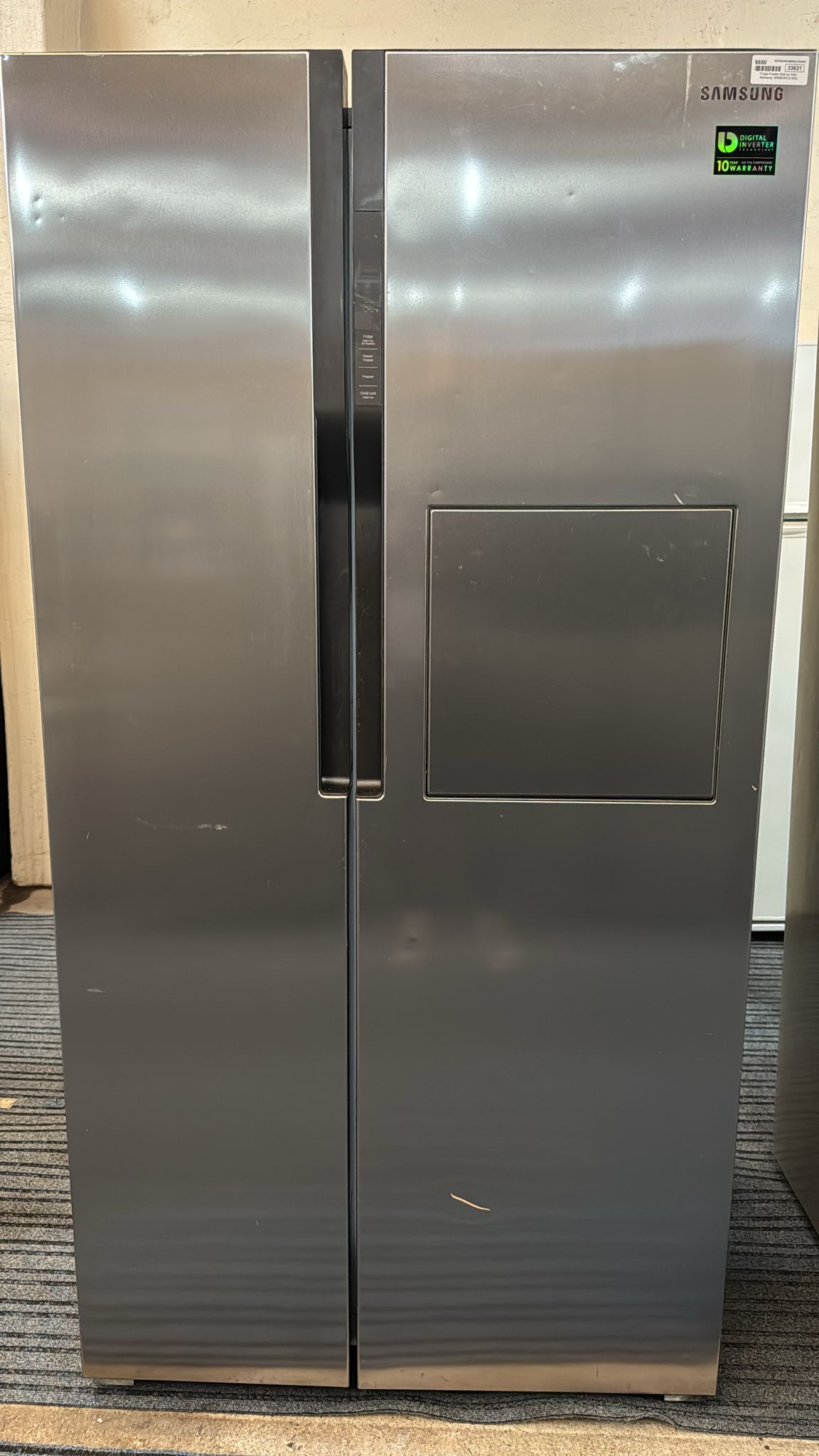 Samsung Side by Side Fridge Freezer 603L SRS603HLS (33621)