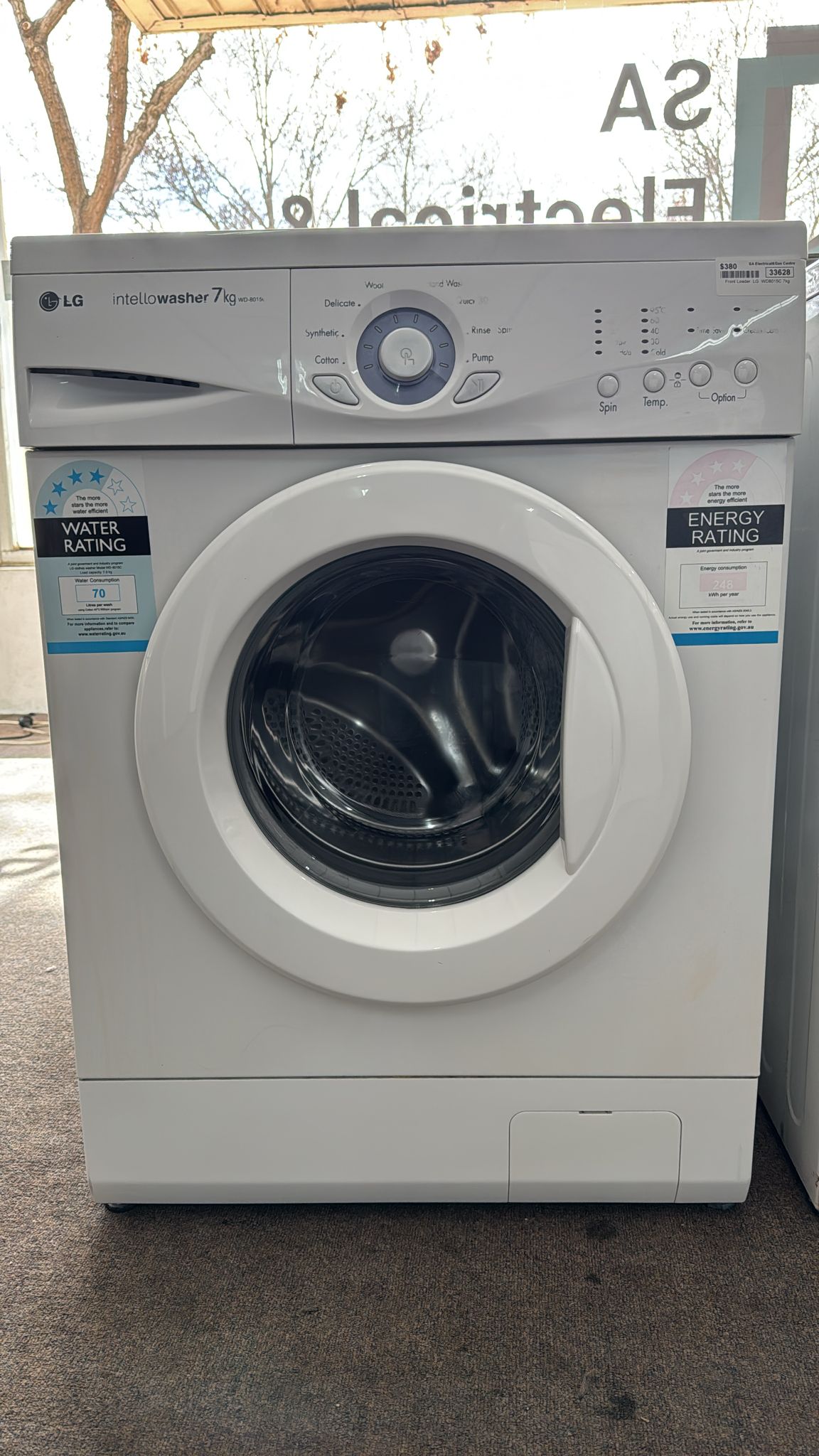 LG Front Loader Washing Machine 7kg, WD8015C (33628)