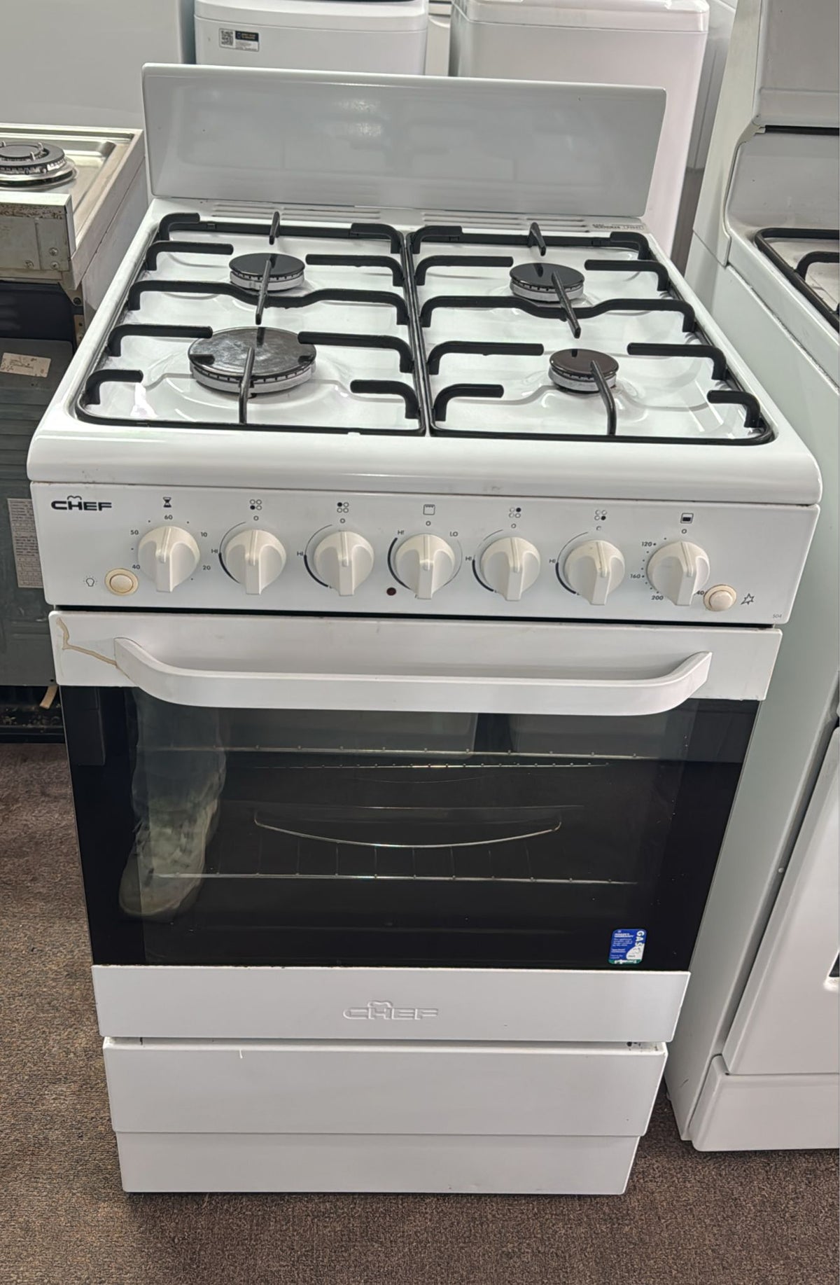 Chef 504 54cm Natural Gas Stove (33641)