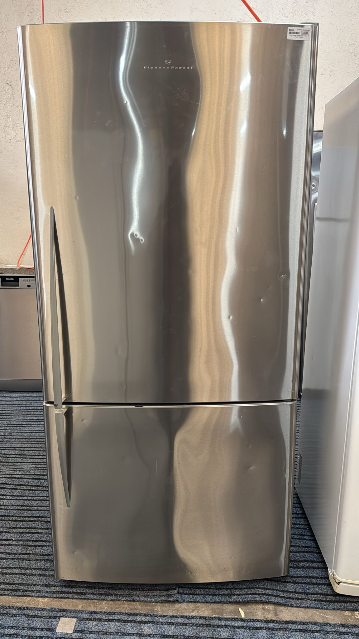 Fisher & Paykel Bottom Mount Fridge Freezer 519L, E522B (33645)