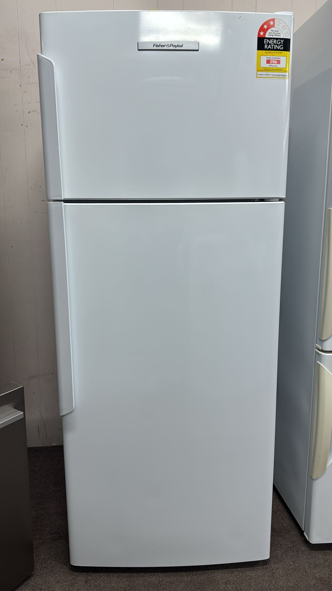 Fisher & Paykel Top Mount Fridge Freezer 380L, E381TRT (33655)