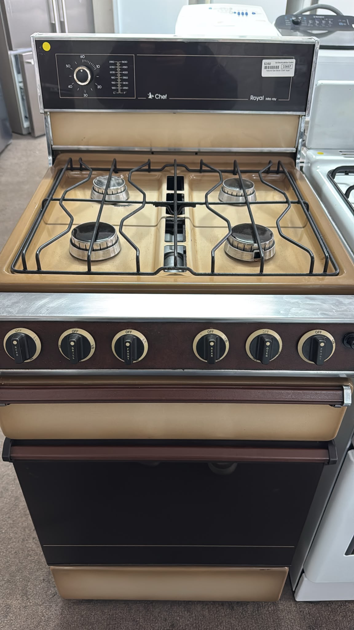 Chef 54cm Natural Gas Freestanding Stove (33657)