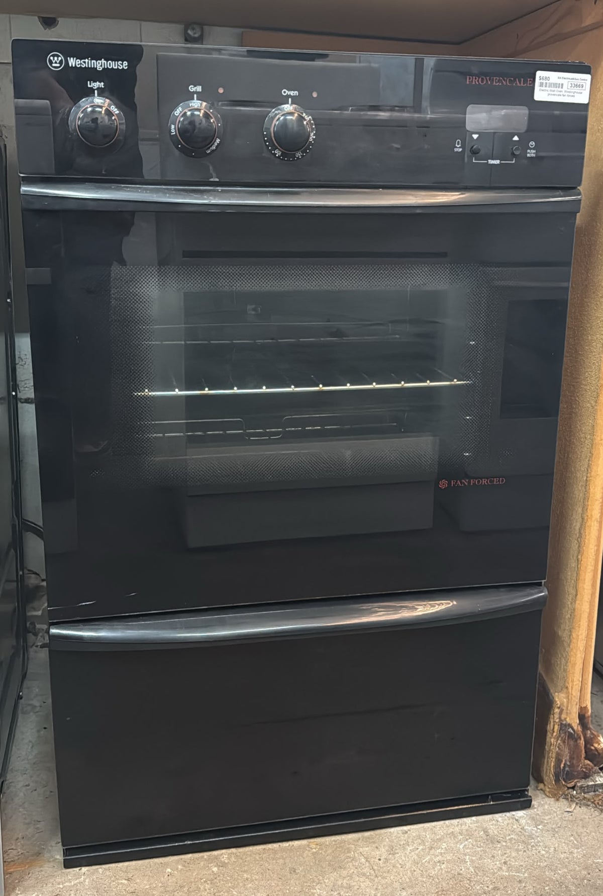 Westinghouse Fan Forced Electric Wall Oven (33669)