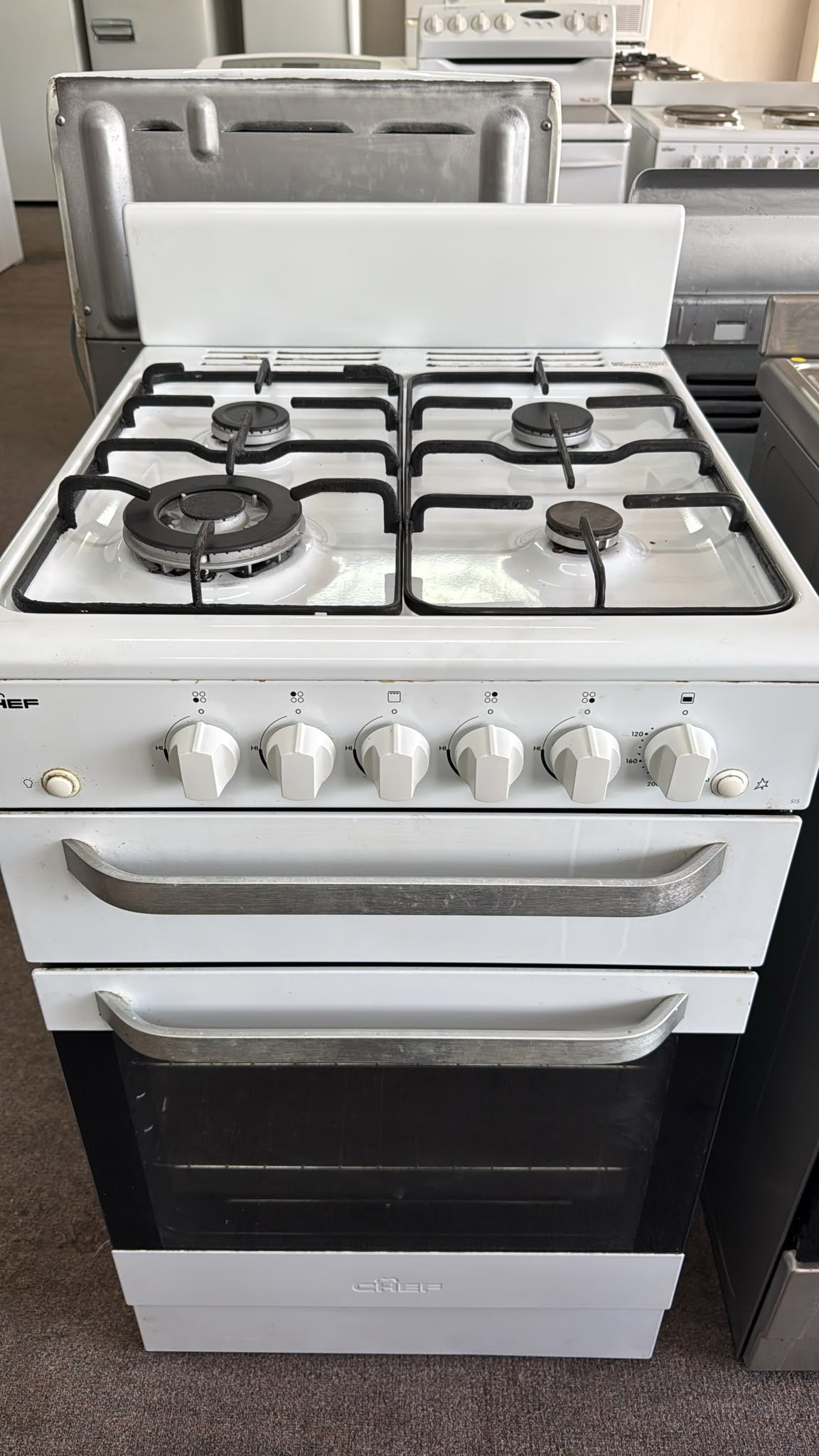 Chef Fan Forced Natural Gas Stove 54cm, CFG515WANG (33684)