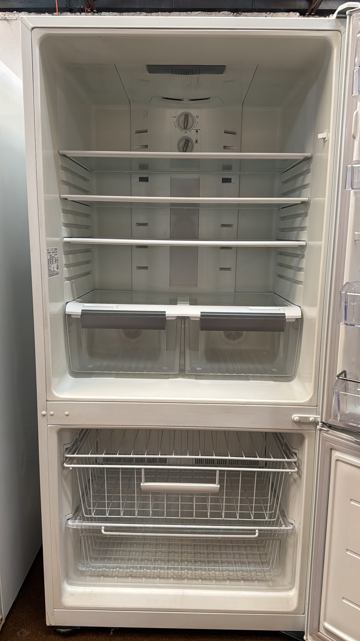 Electrolux 510L Bottom Mount Fridge Freezer, EBM5100WB (33689)