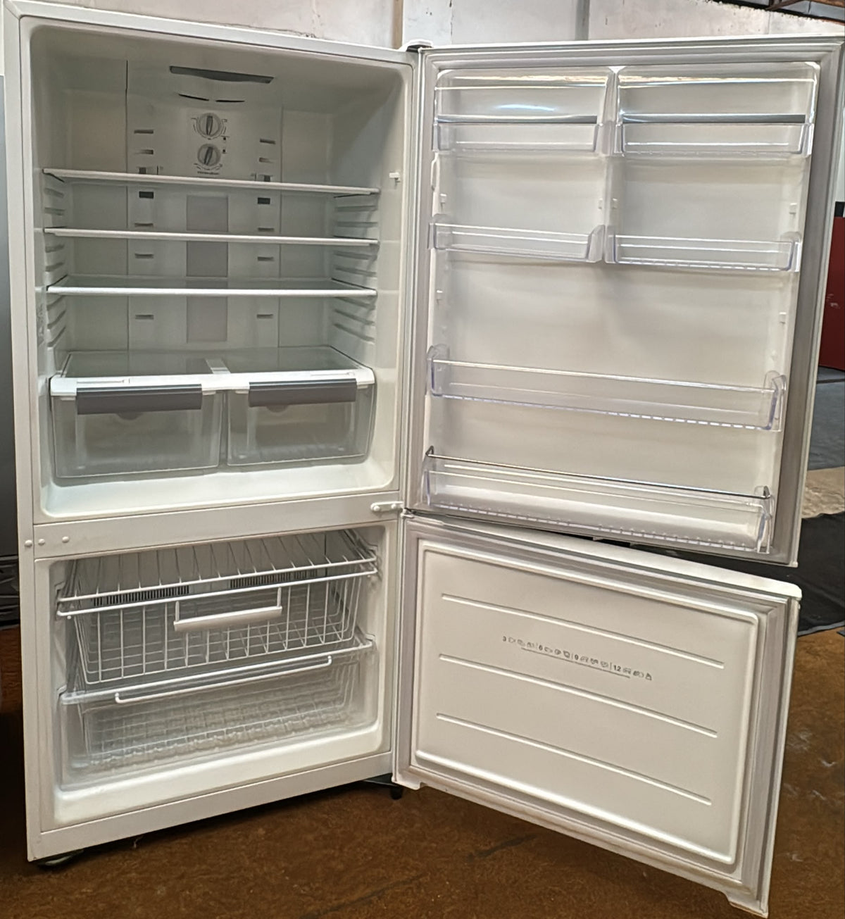 Electrolux 510L Bottom Mount Fridge Freezer, EBM5100WB (33689)