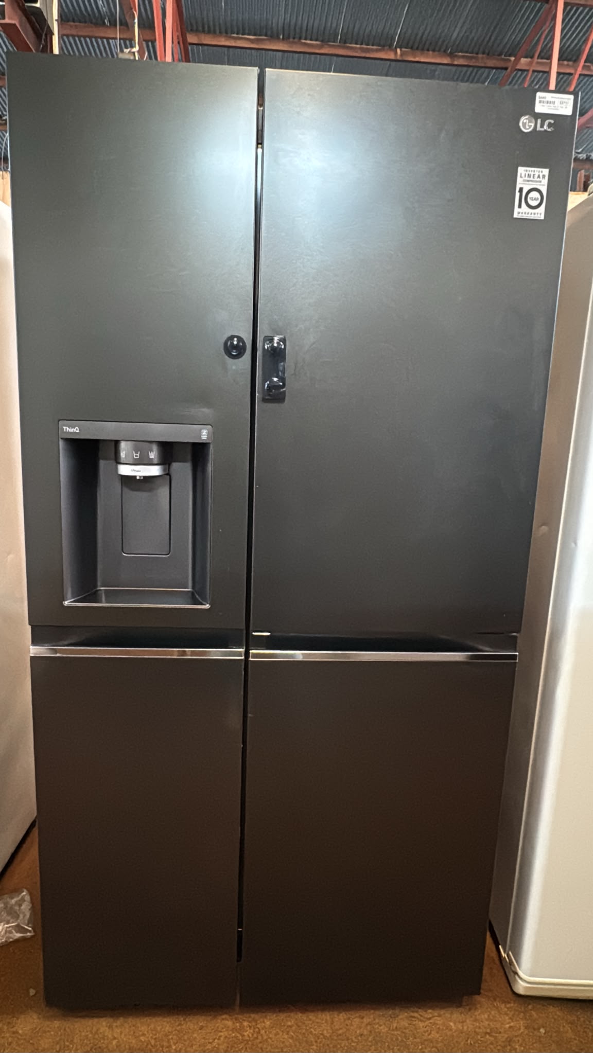 LG Side by Side Fridge Freezer 635L GSD635MBLC (33711)