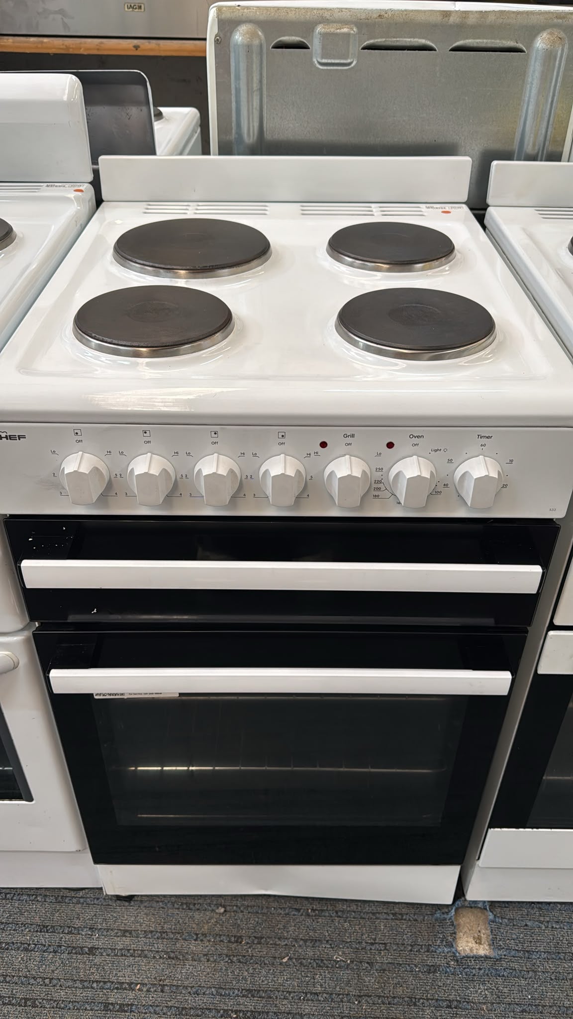Chef 533 54cm Freestanding Electric Stove (33720)