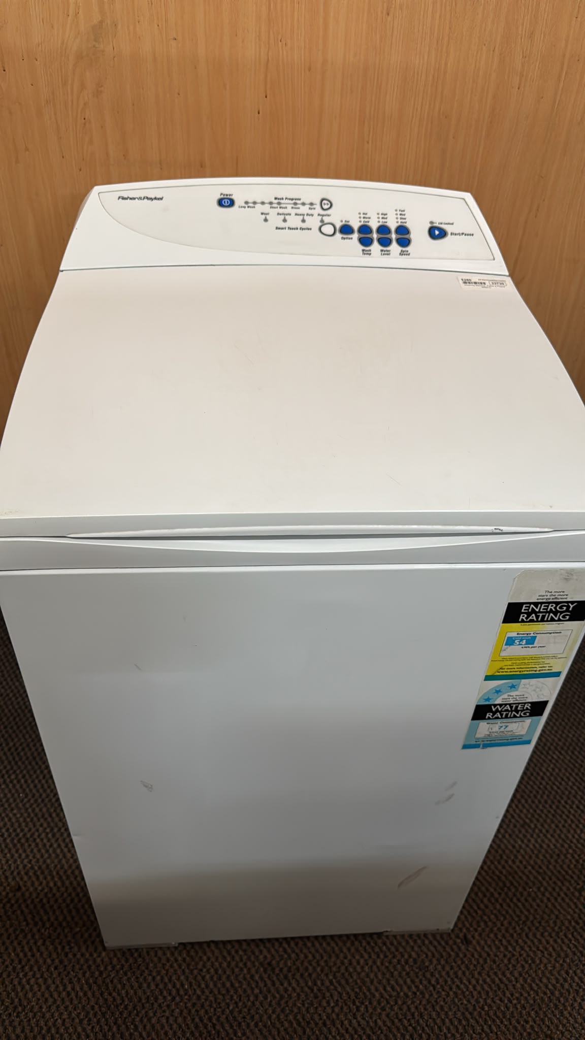 Fisher & Paykel Top Loader Washing Machine 5.5kg MW512 (33730)