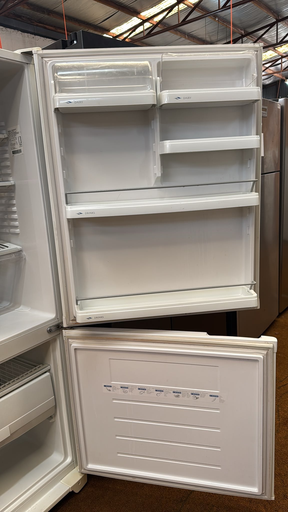Hoover Bottom Mount Fridge Freezer 505L, HE505UF (33718)