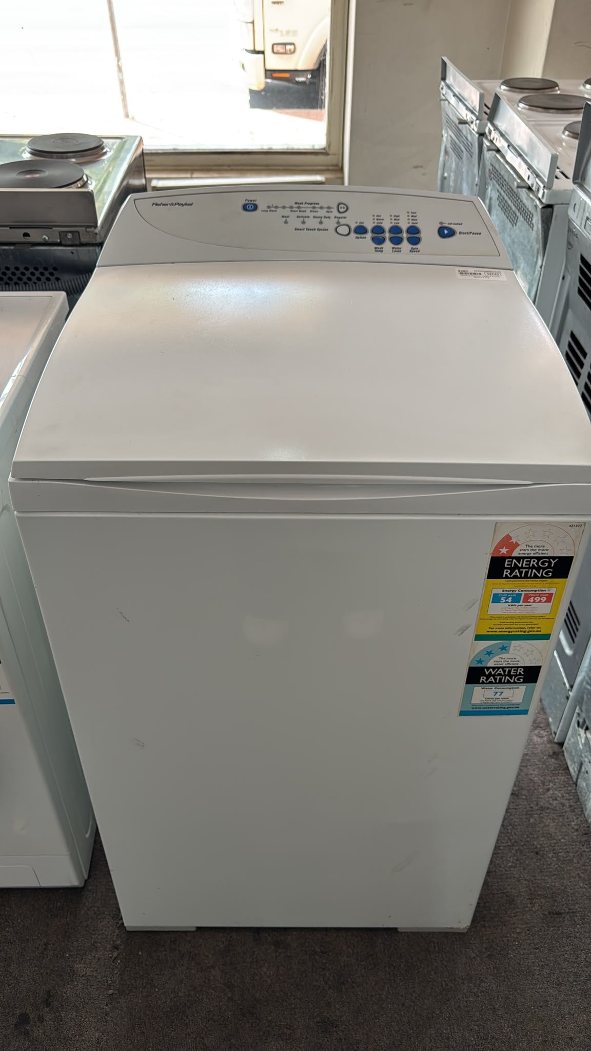 Fisher & Paykel Top Loader Washing Machine 5.5kg MW512 (33743)