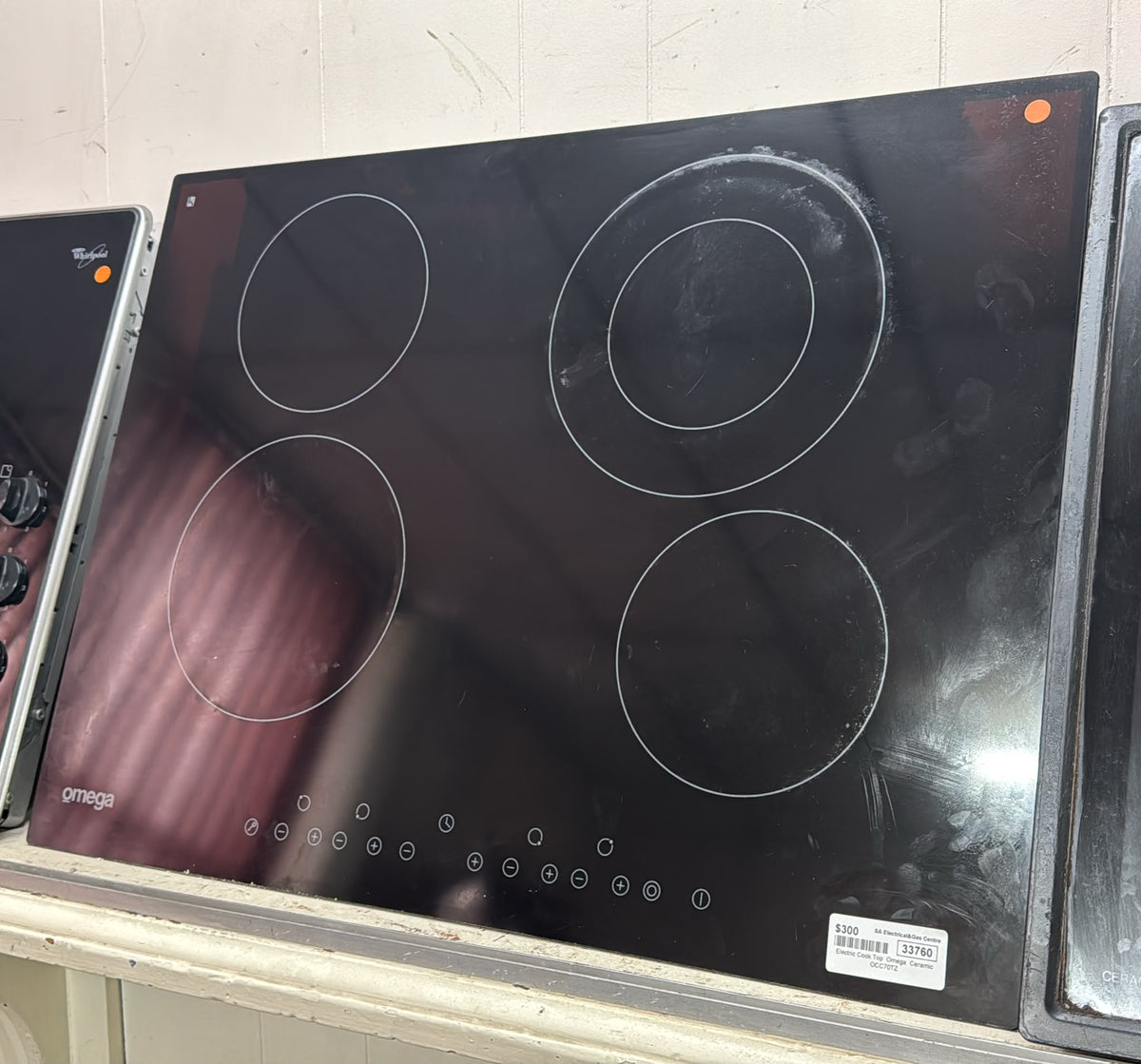 Omega Ceramic Electric Cook Top 70cm, OCC70TZ (33760)