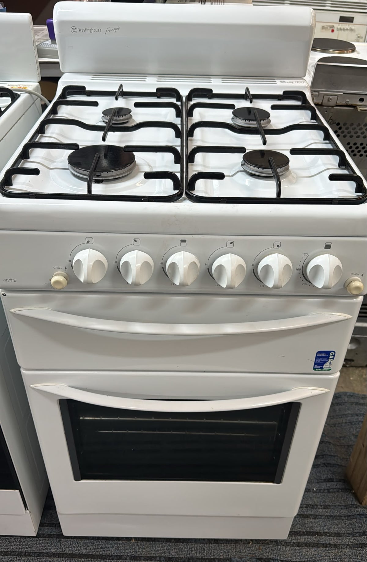 Westinghouse 411 Natural Gas Freestanding Stove 54cm (33774)